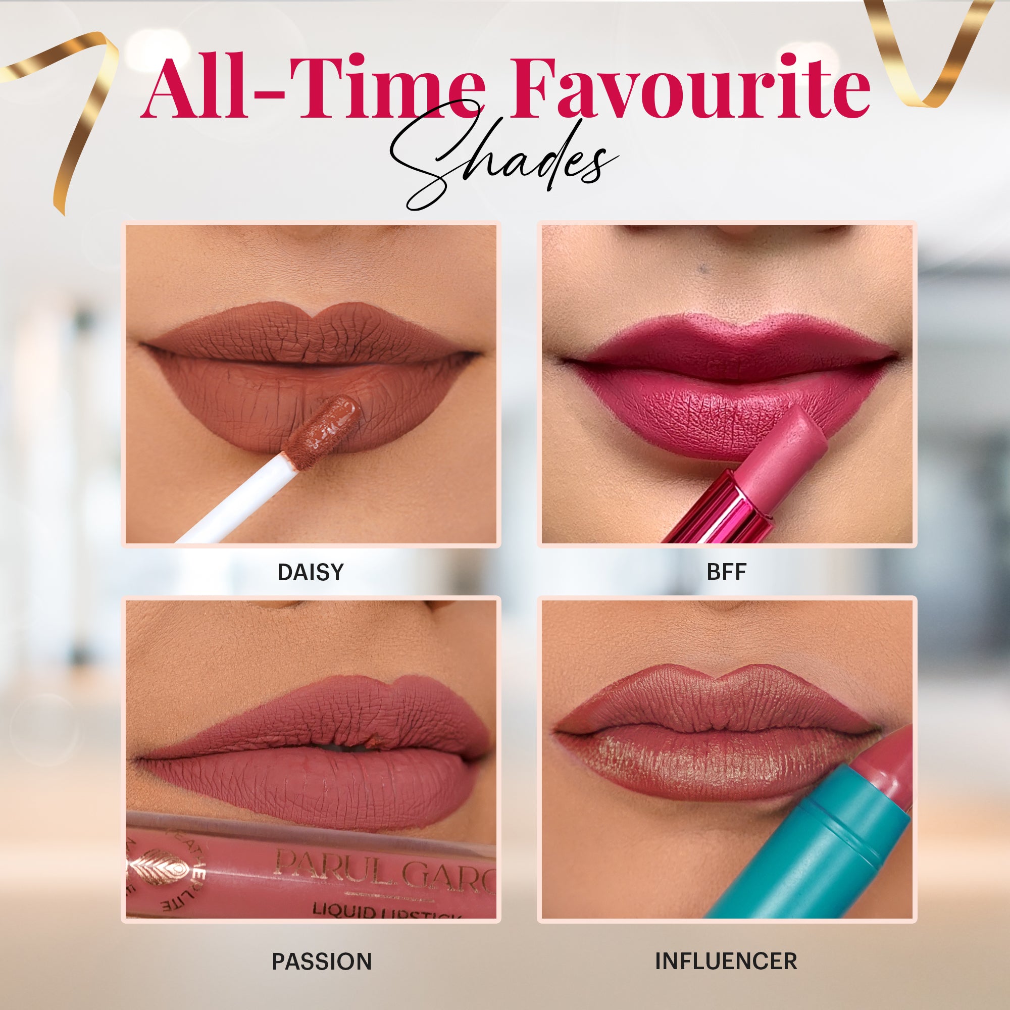 Office Essentials: Light to medium Lipshade Pack