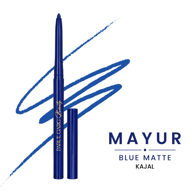 Mayur Deep Blue Matte Kajal | Bold Define | Long-Lasting & Smudge-Proof