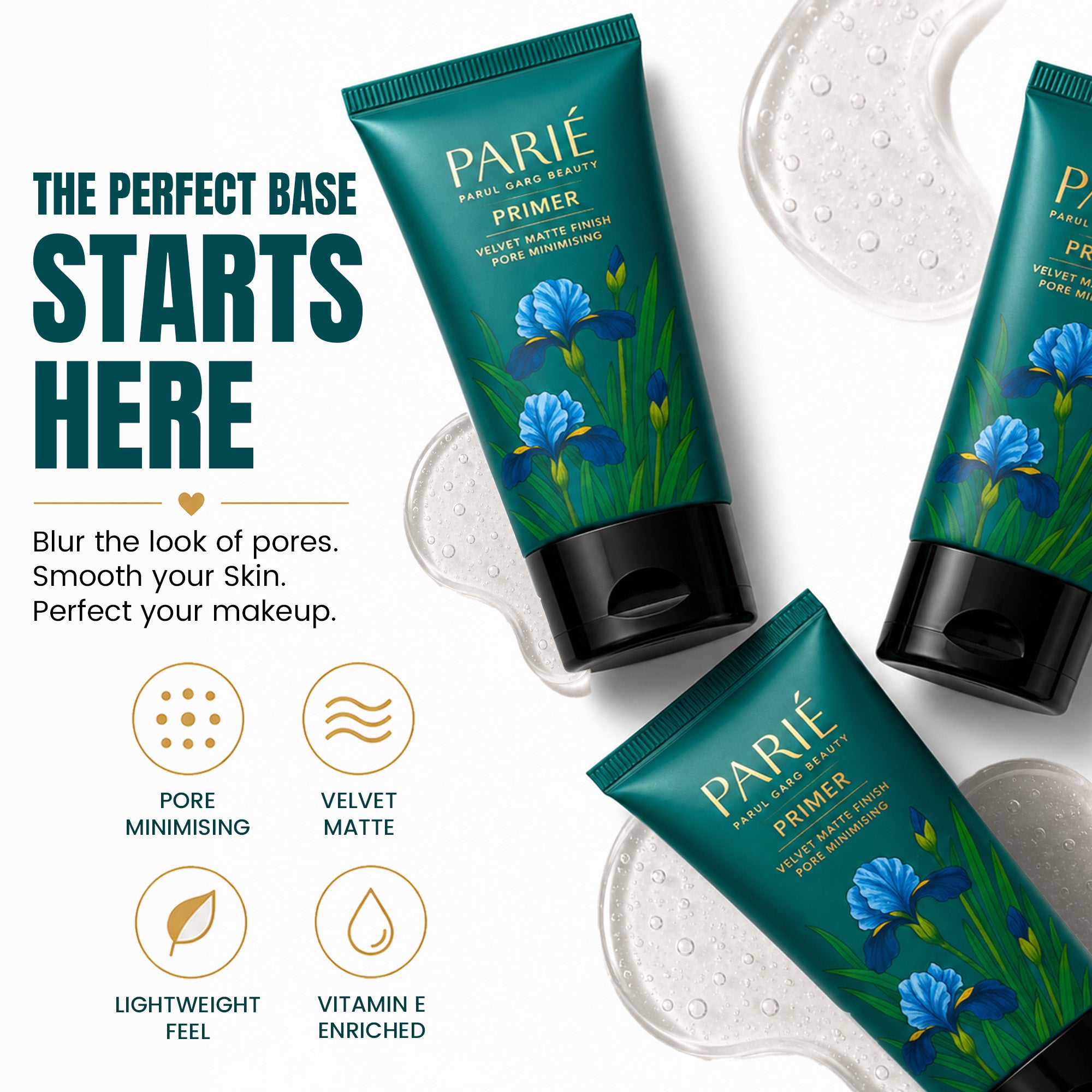 Face Primer | Blurs Pores & Smooths Skin for a Velvet-Matte, Flawless Makeup Base