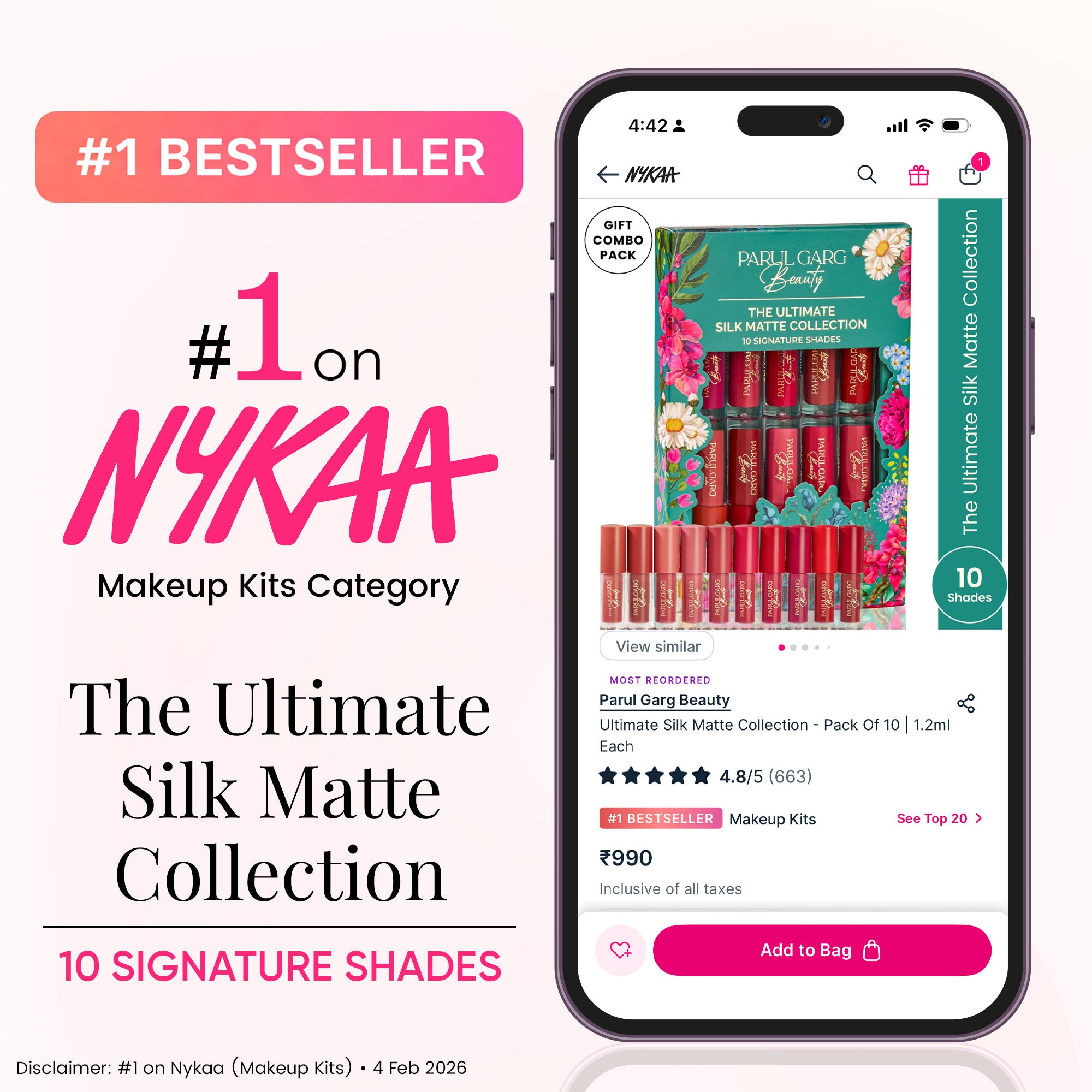 The Ultimate Silk Matte Collection 10 Signature Shades
