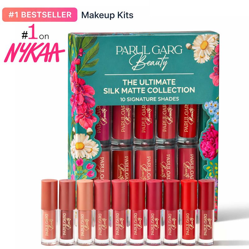 Ultimate Silk Matte Collection - 10 Signature Shades Gift Set | Parul Garg Beauty