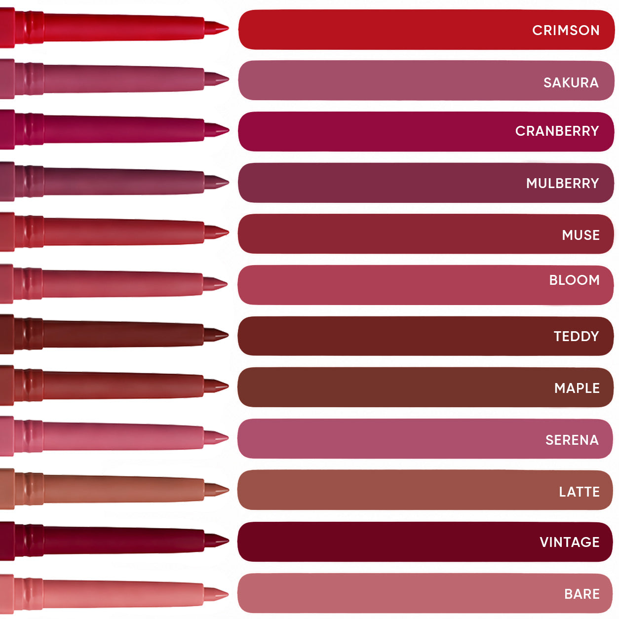 The Essential Lip Liner Collection – Ultimate Pack