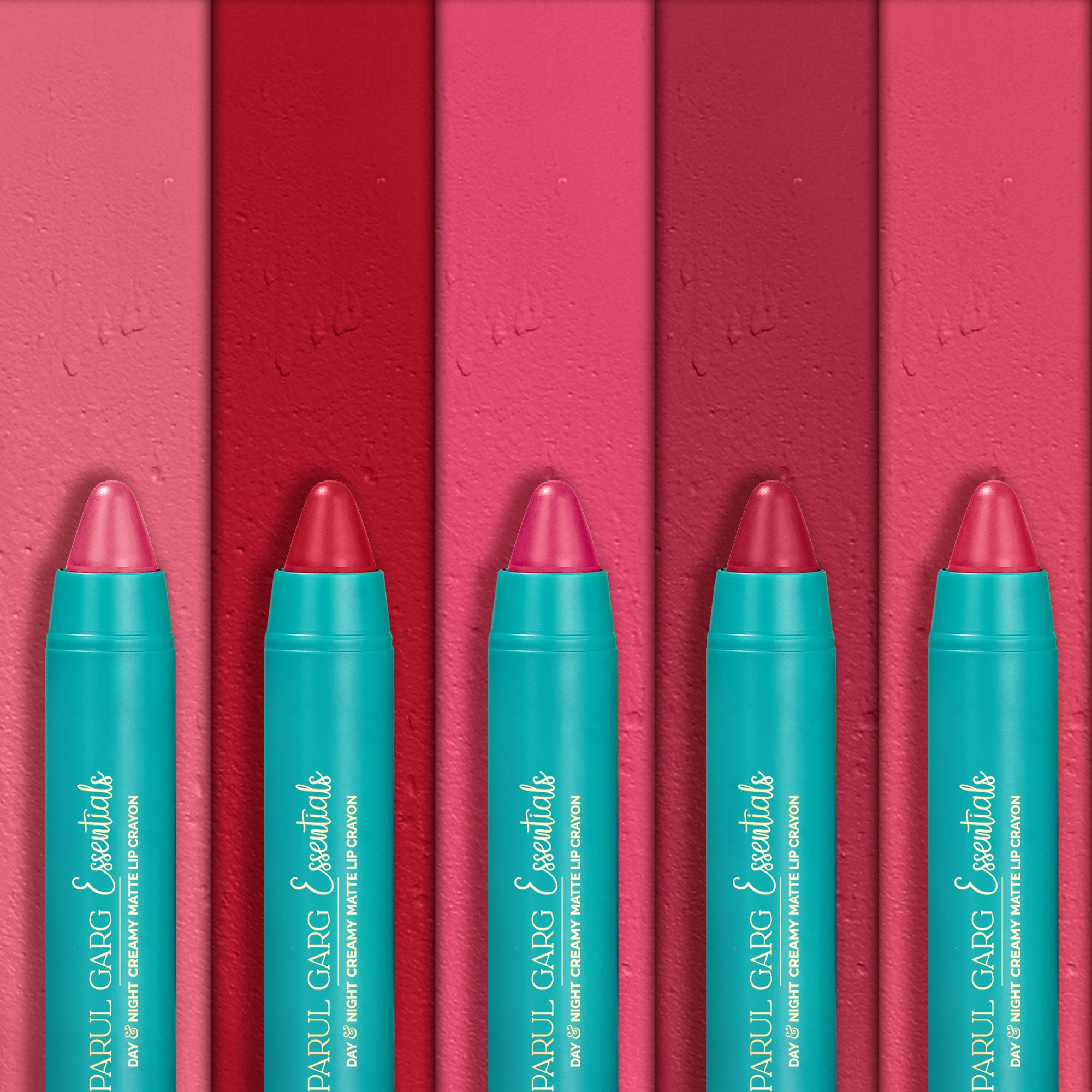 Vibrant Vibes: Pack-of-Five Creamy Matte Lip Crayons