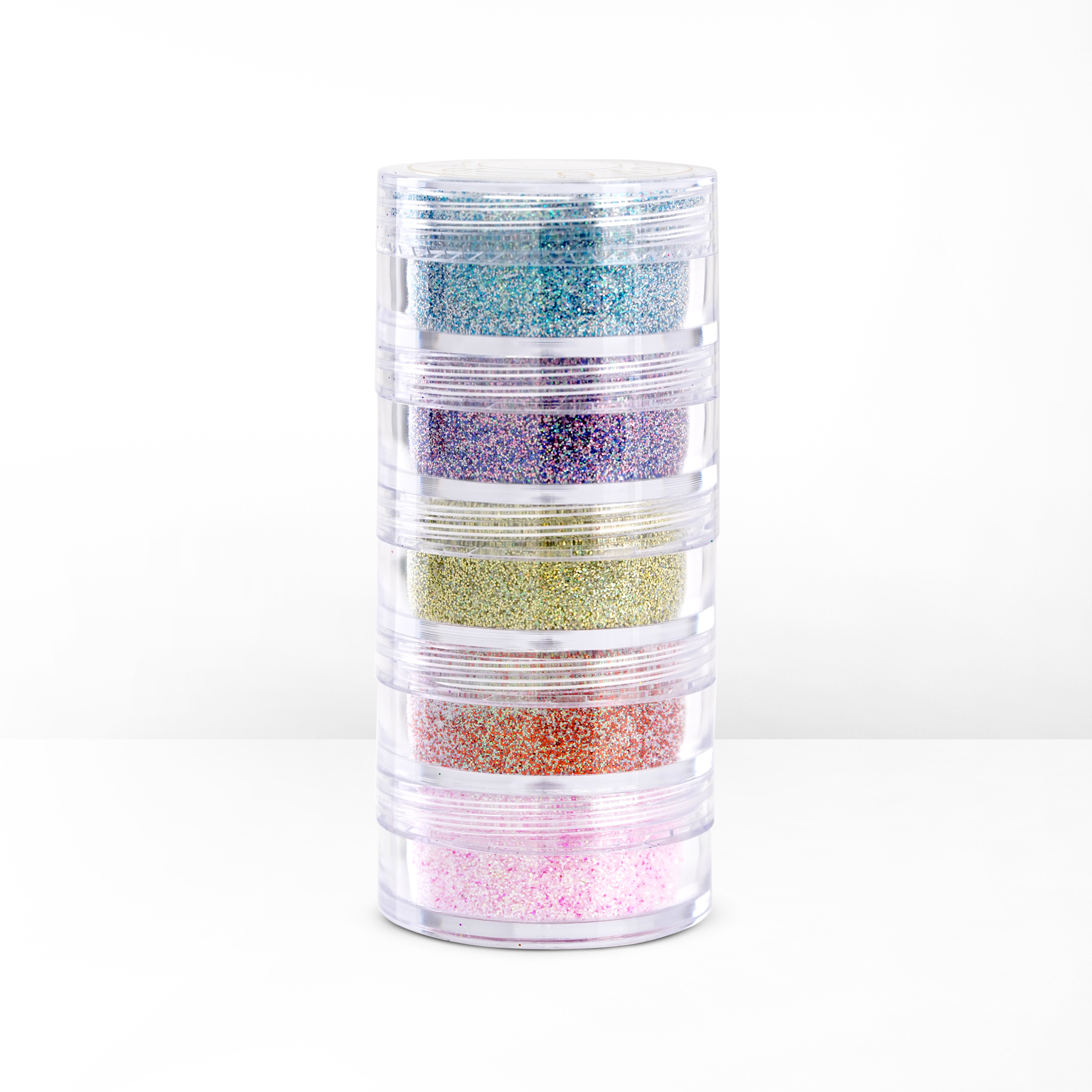 Pretty Pastels Pack-of-Five Glitter Set