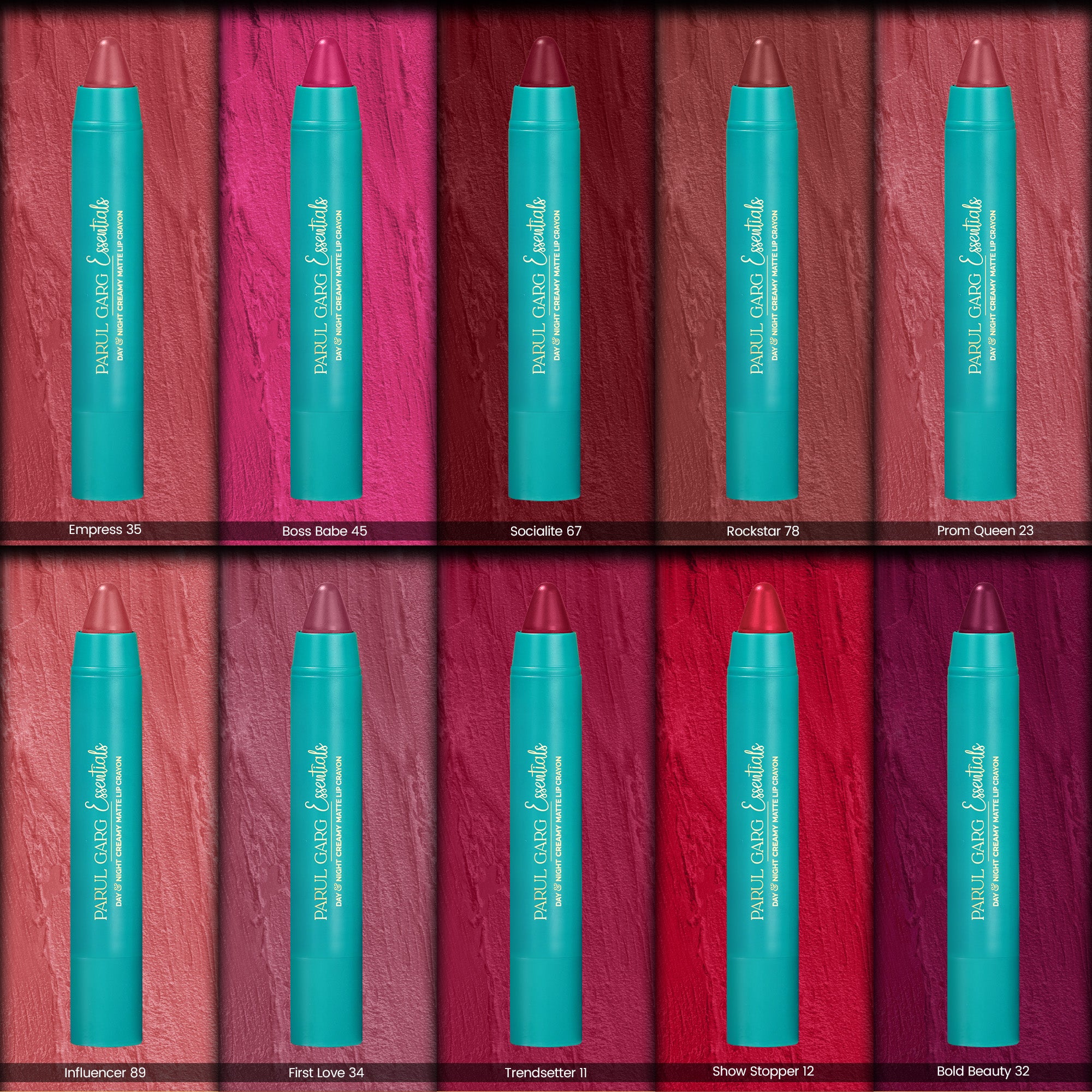 The Complete Edit 10 Bestselling Lip Crayons