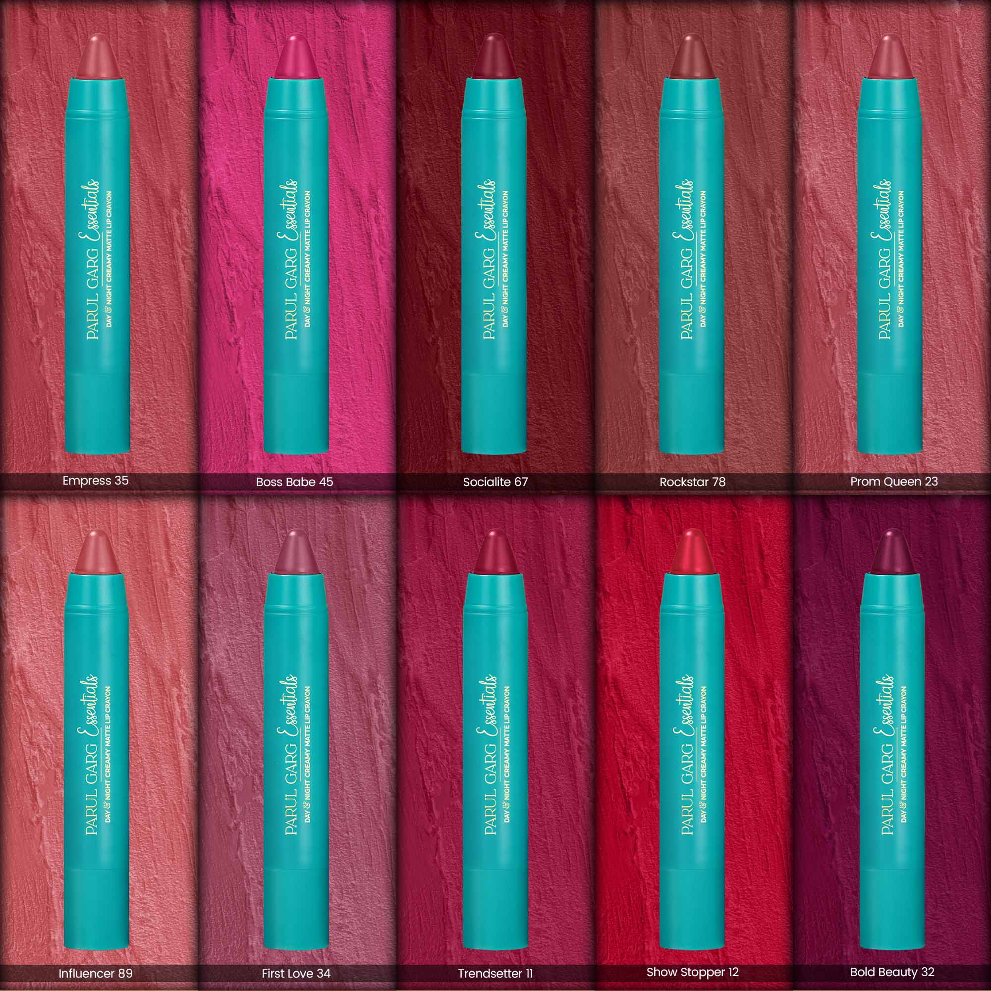 The Complete Edit 10 Bestselling Lip Crayons