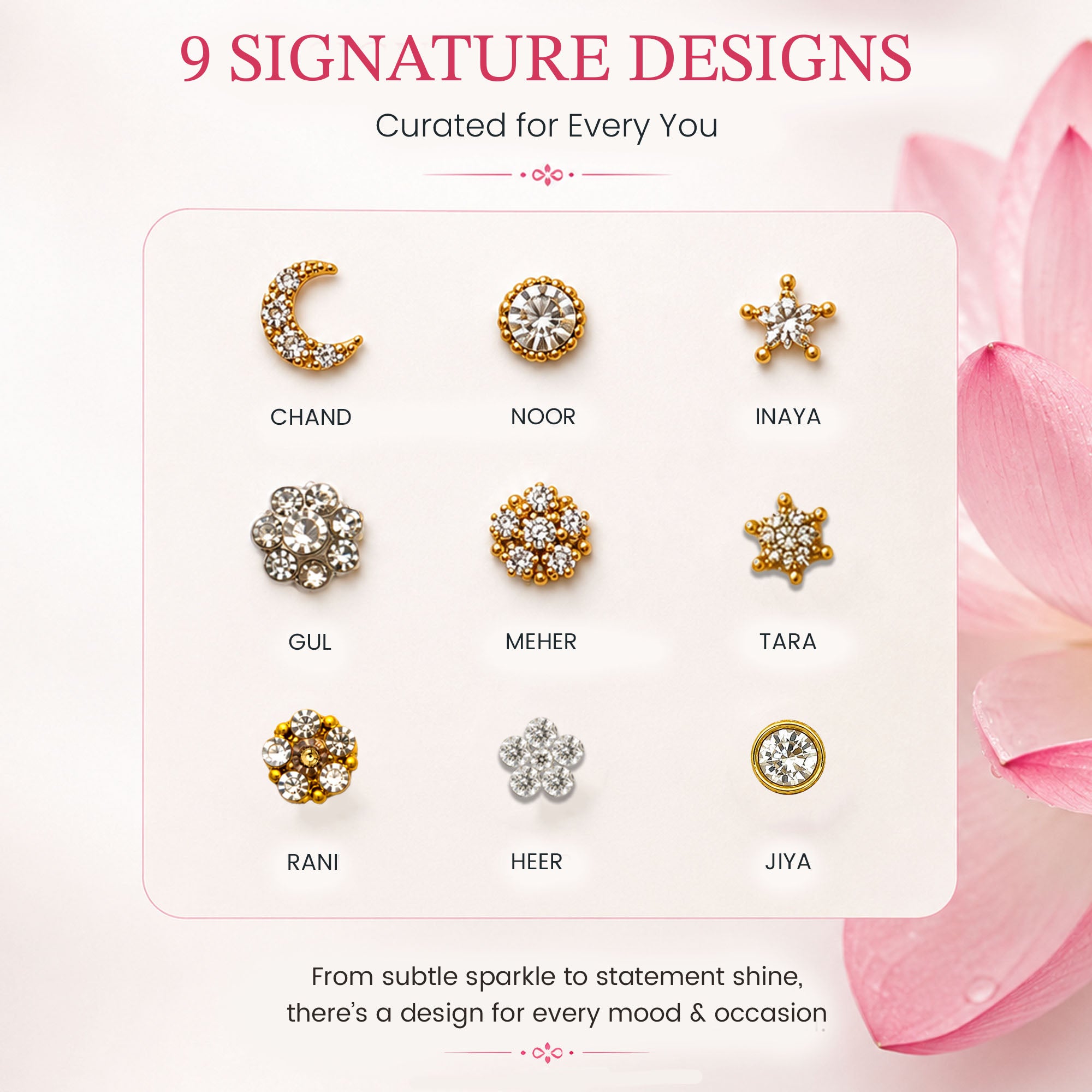 Stick-On Nose Bindi Collection