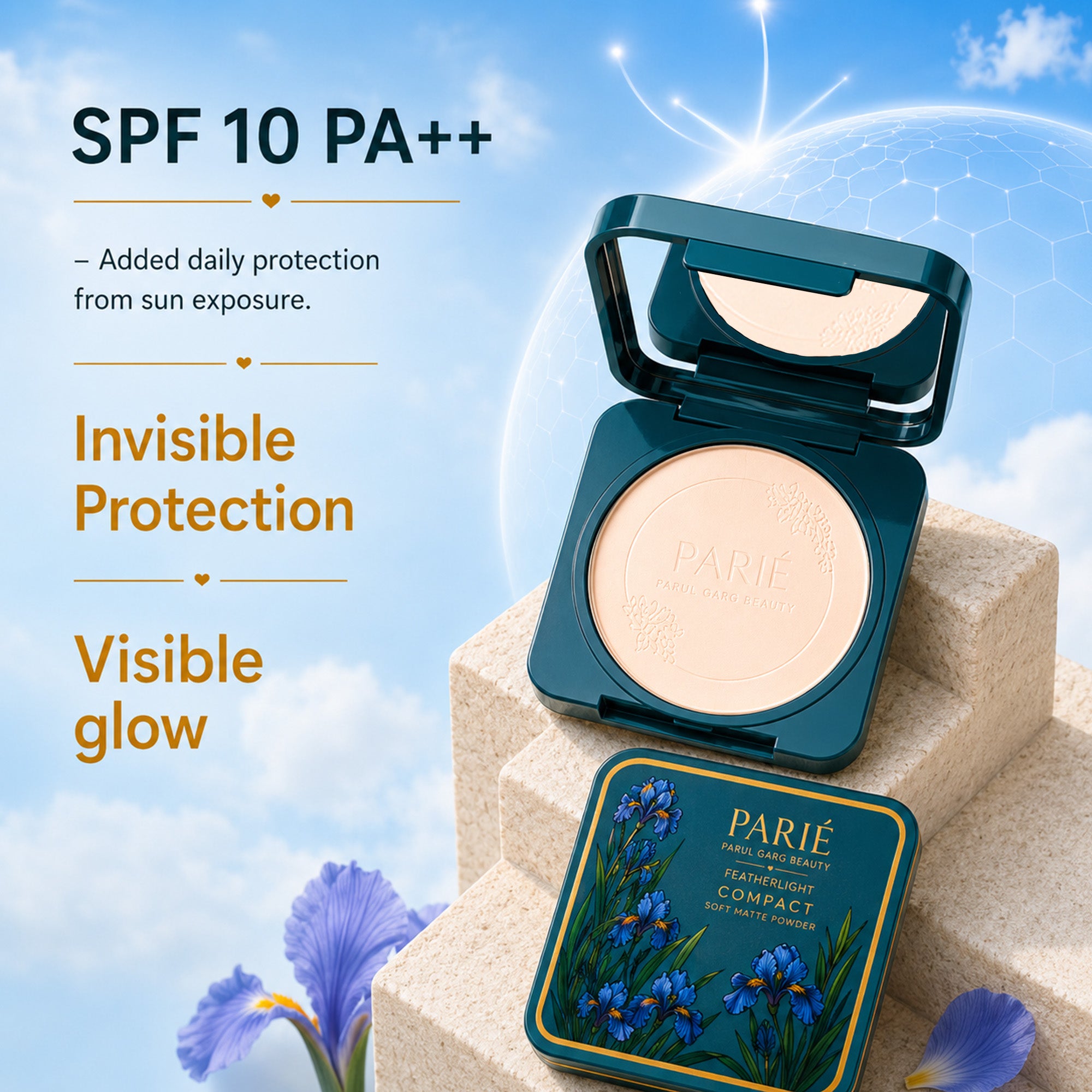 Medium - Oil Control Face Compact Powder With SPF 10 PA++