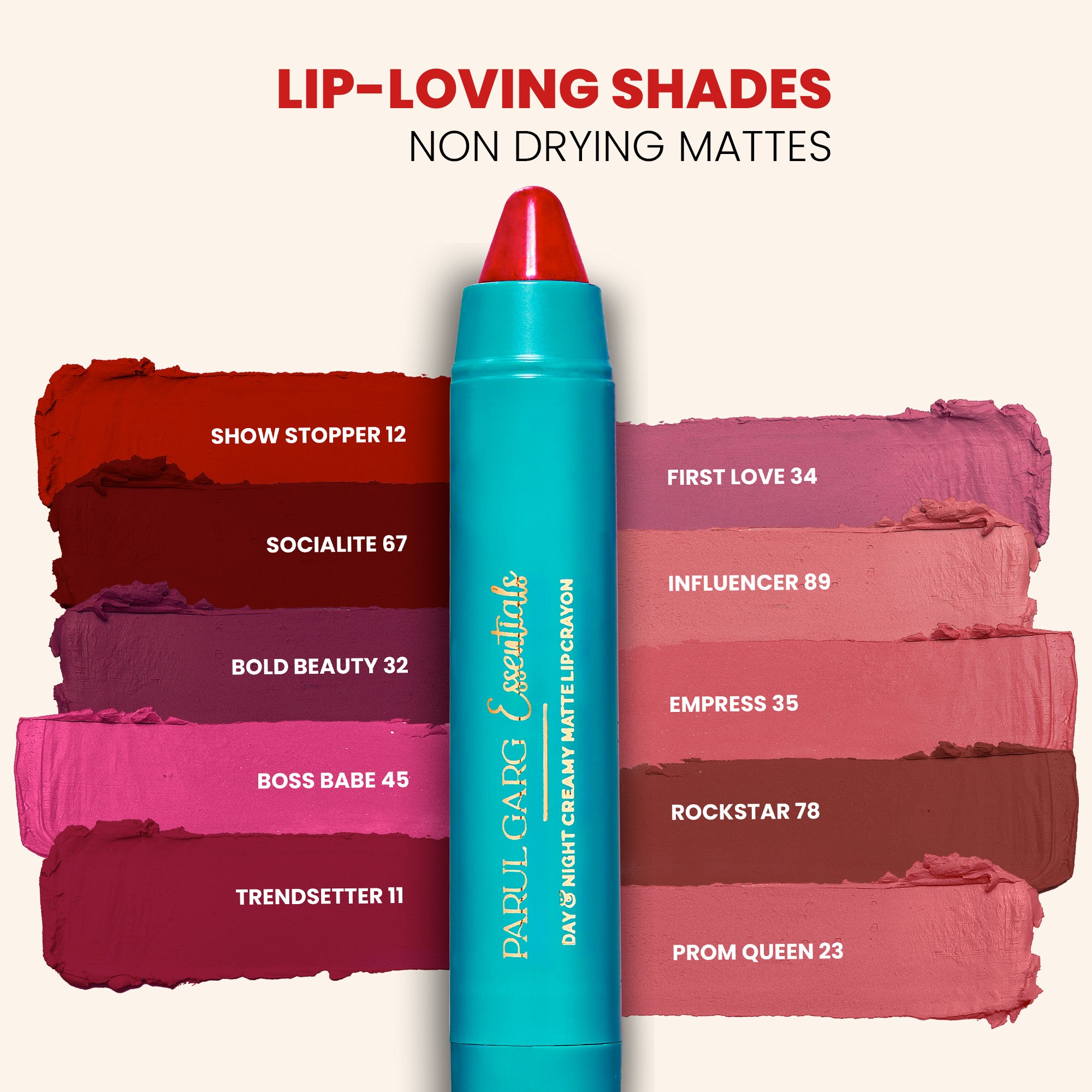 The Complete Edit 10 Bestselling Lip Crayons