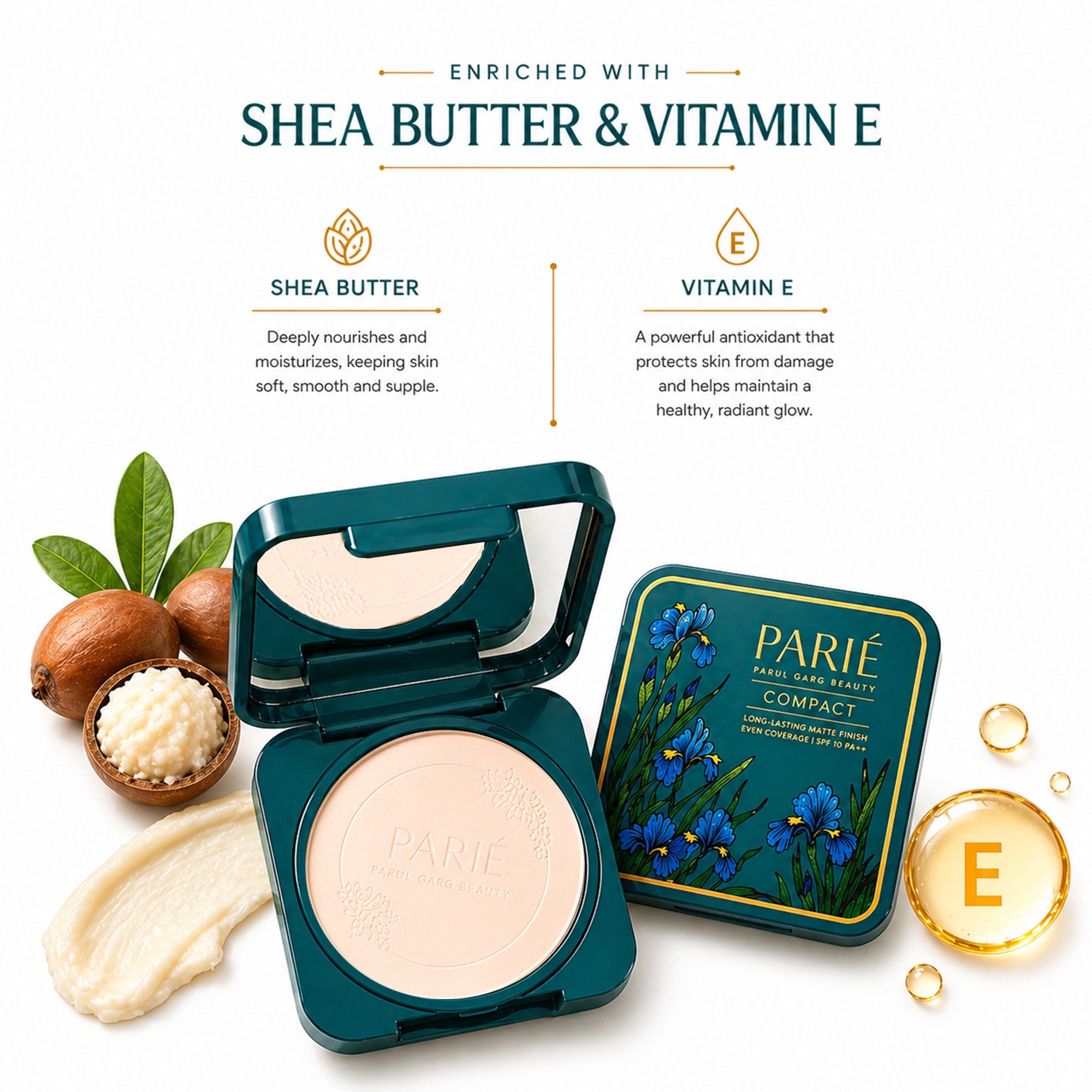 Medium - Oil Control Face Compact Powder With SPF 10 PA++