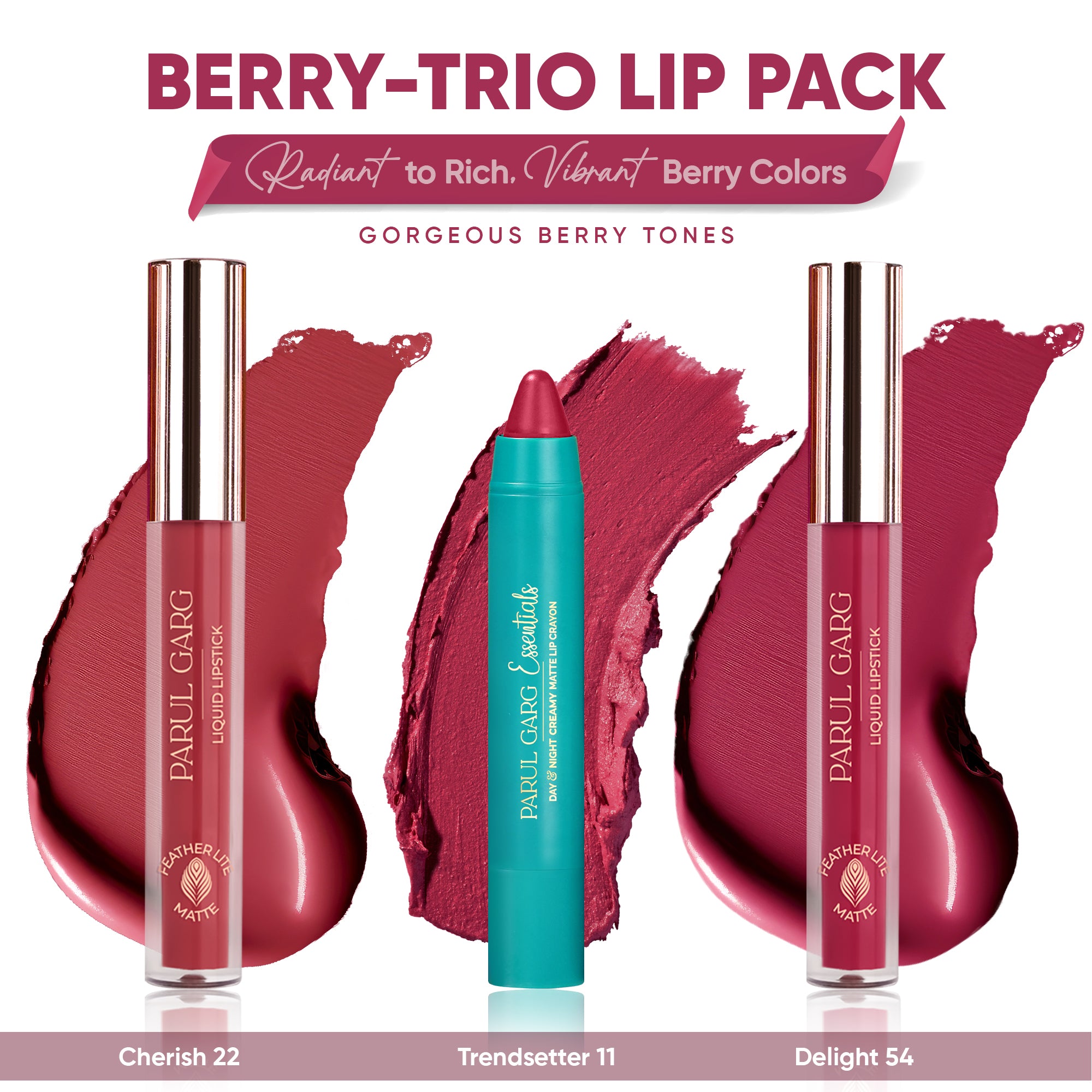 Berry-Trio Lip Pack