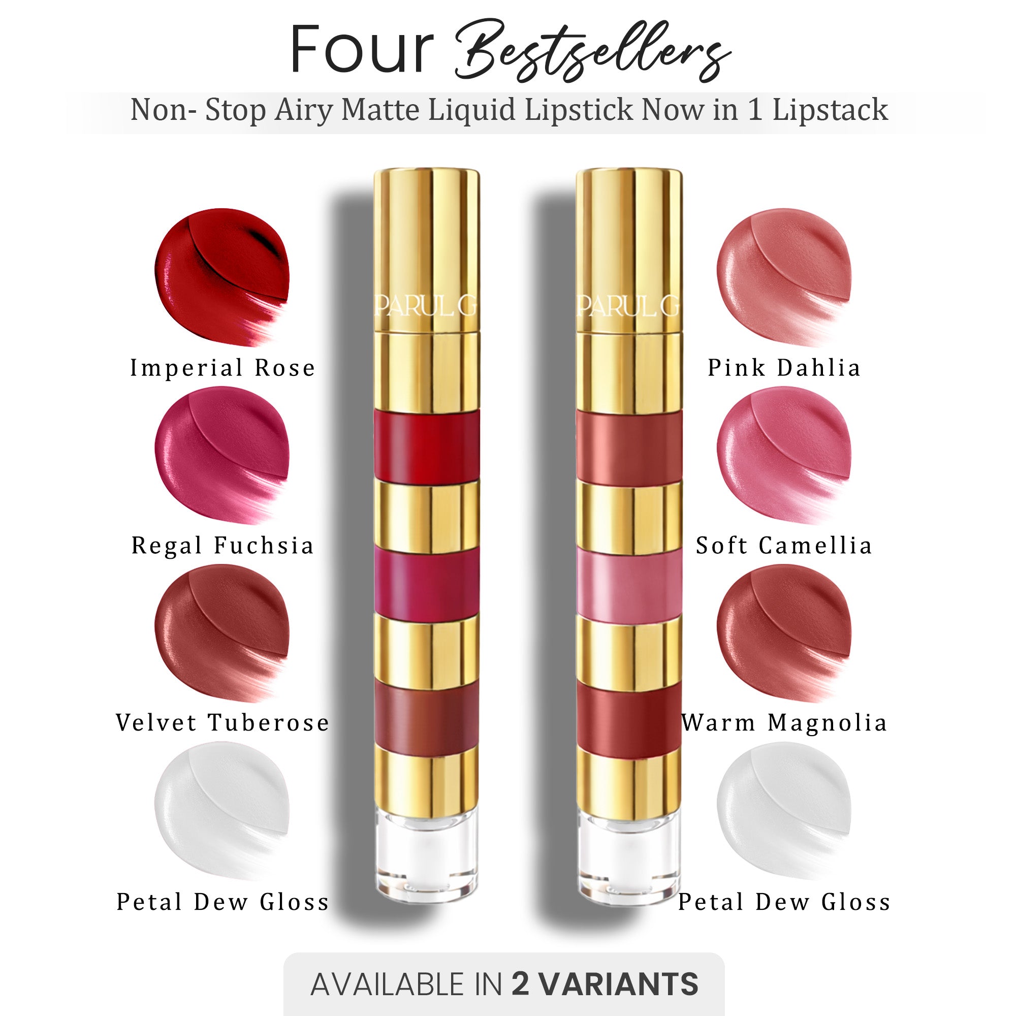 Fresh Blooms 4-in-1 Lip Stack