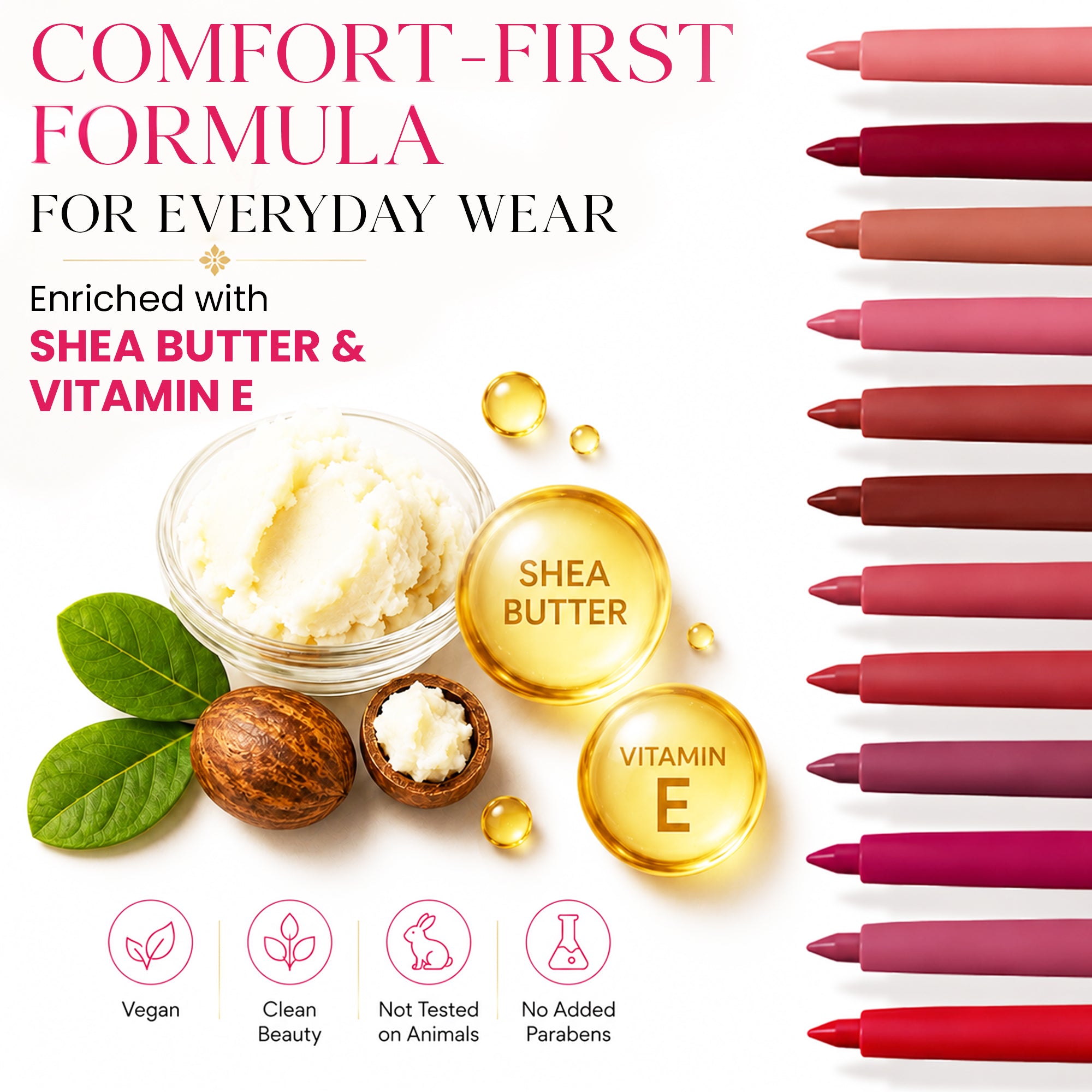 The Essential Lip Liner Collection – Everyday Nudes