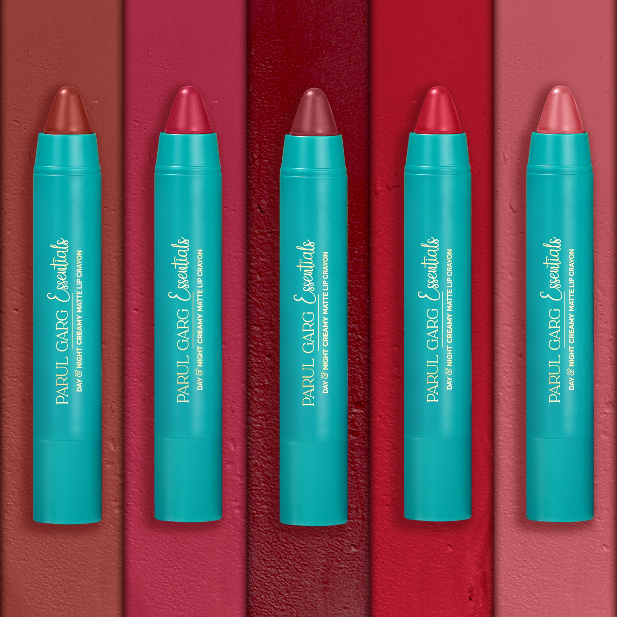 Deep Sophistication: Set-of-Five Creamy Matte Lip Crayons