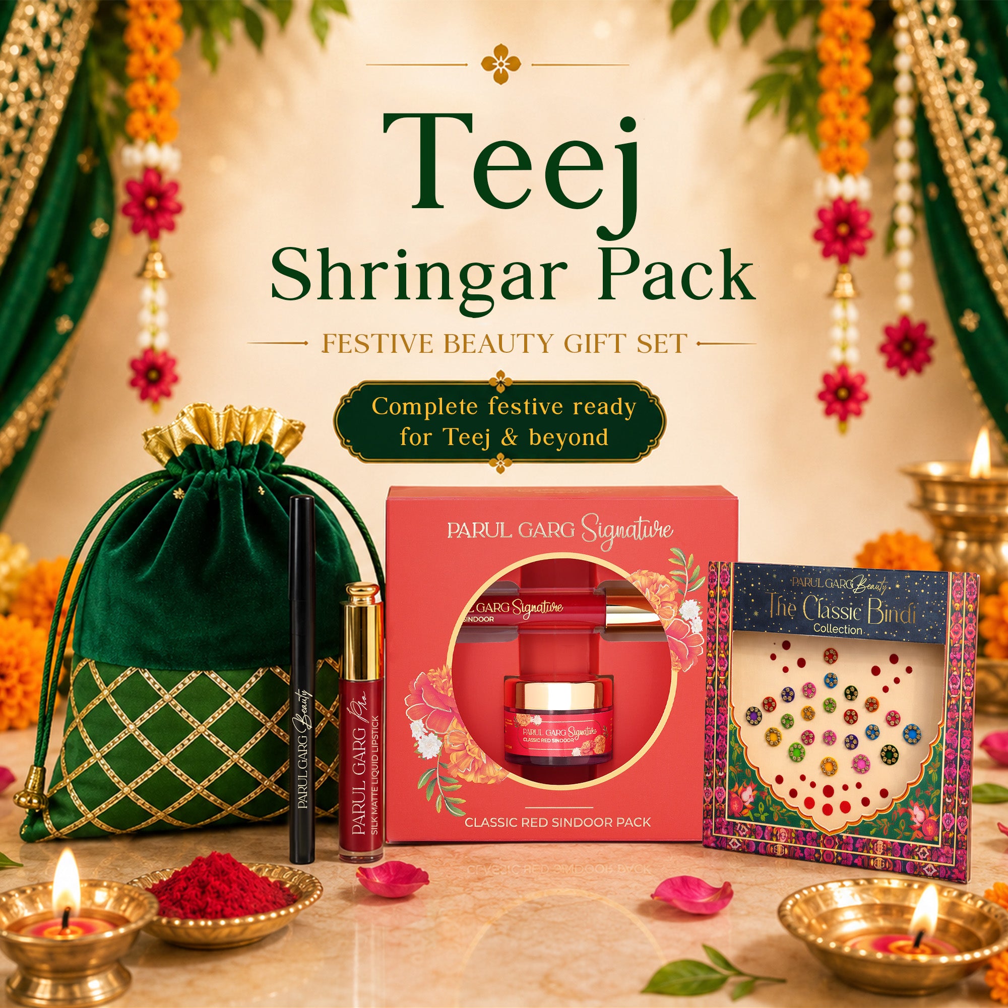 Teej Shringar Pack | Festive Beauty Gift Set
