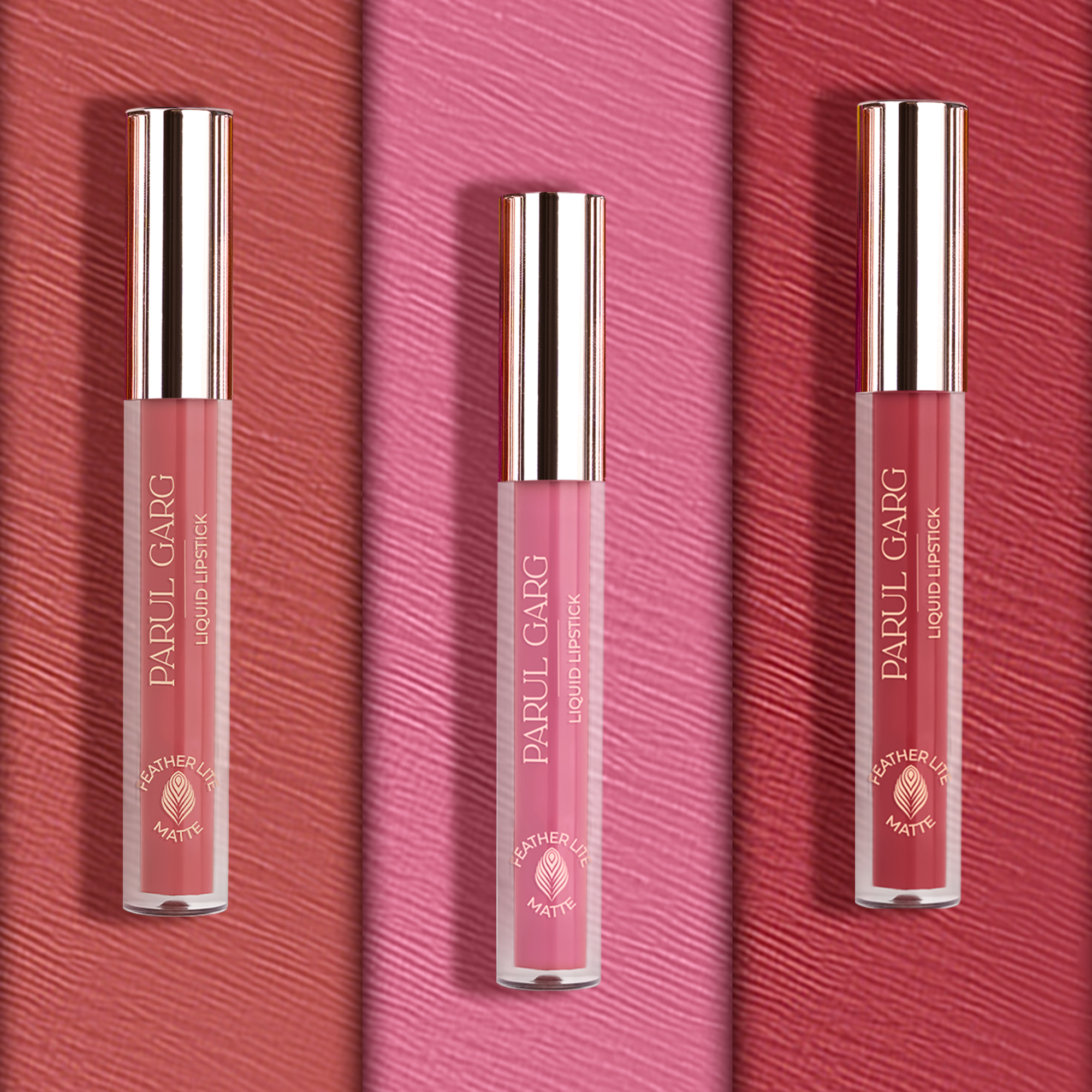 Core-Color Trio Set: Pack-of-Three Featherlites Liquid Lipsticks