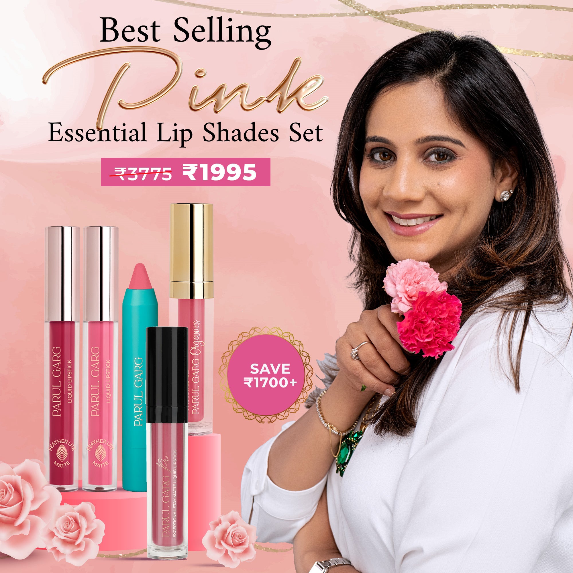 Bestselling Pinks: Essential Lip Shades Set