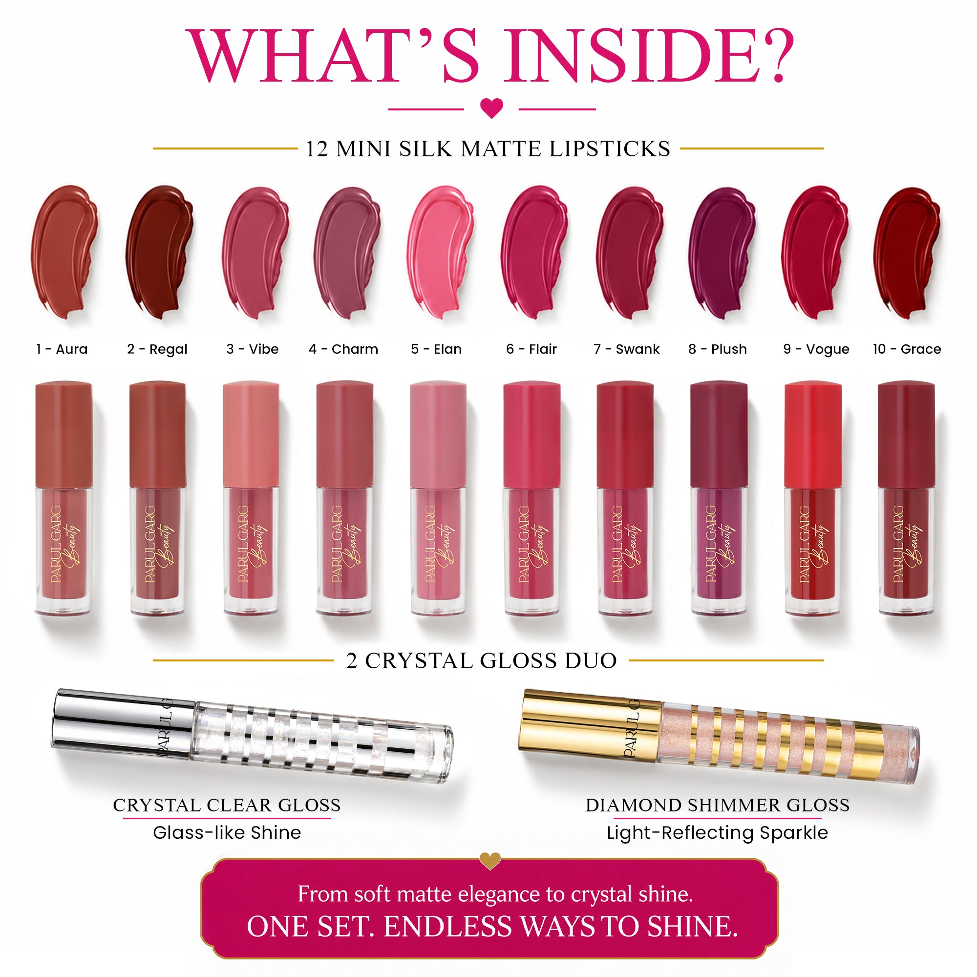 The Ultimate Matte + Gloss Lip Collection