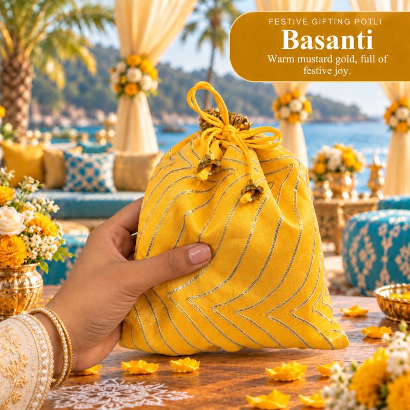 Festive Gifting Potli – Basanti