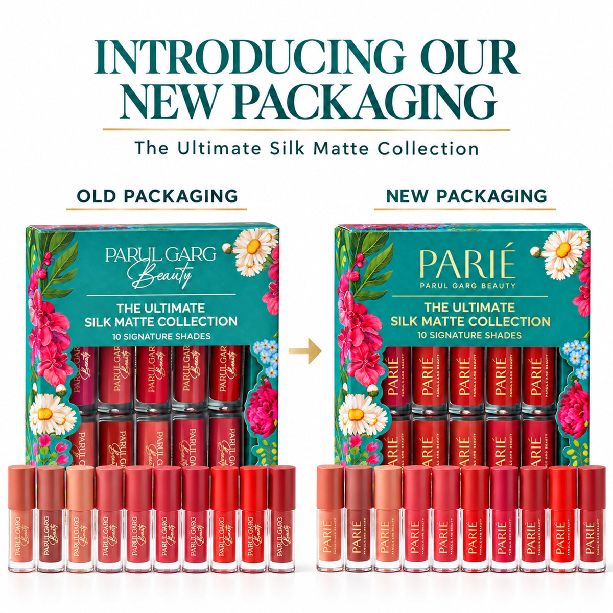 10-in-1 Ultimate Silk Matte Lipstick Collection | Soft Matte & Long-Lasting  | Pack of 10