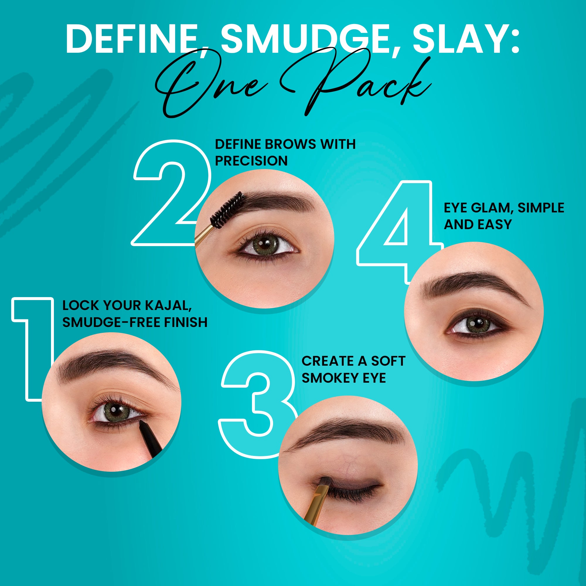 Deep Brown: Signature Essential Eye & Brow Pack