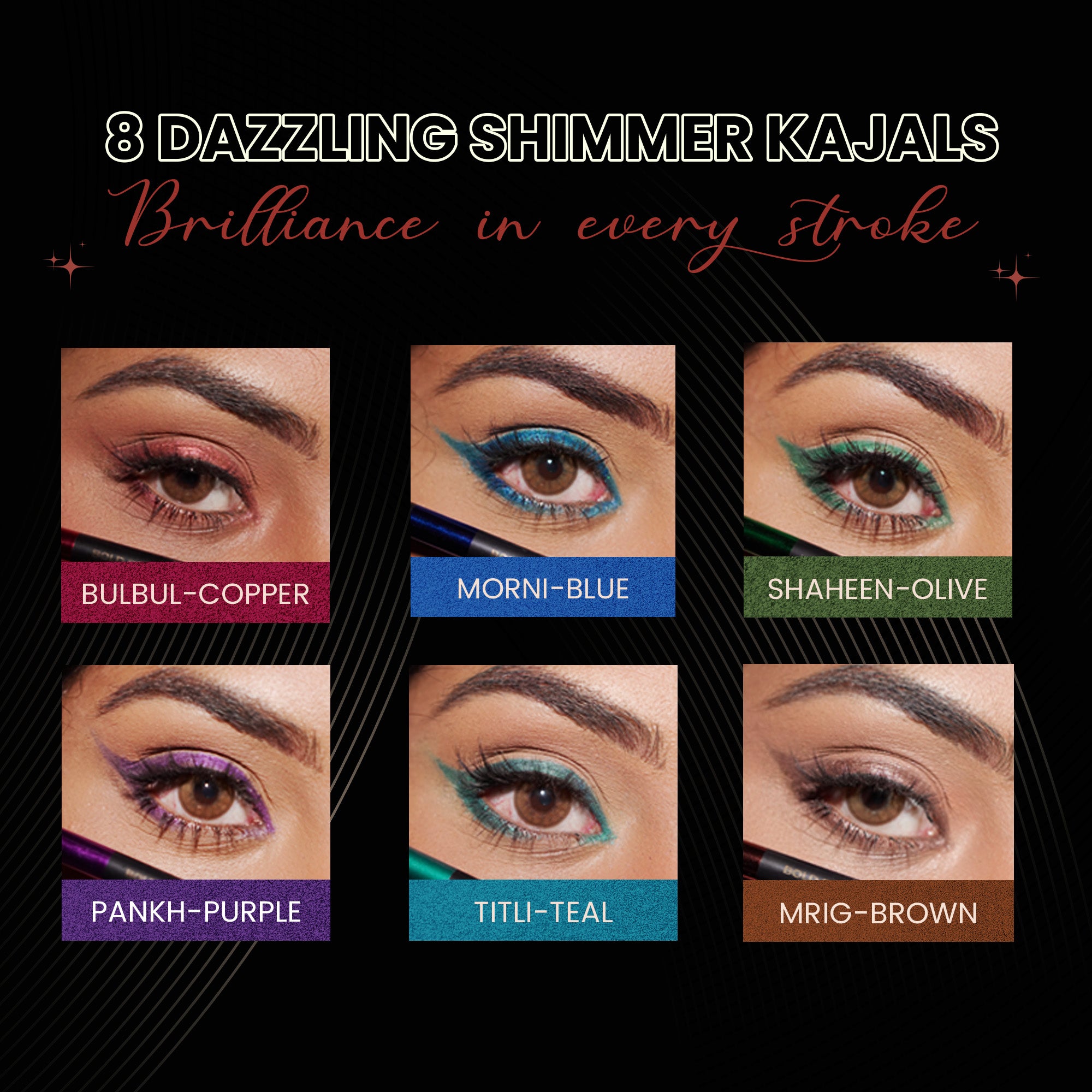Bulbul - Copper Shimmer Bold Define Kajal