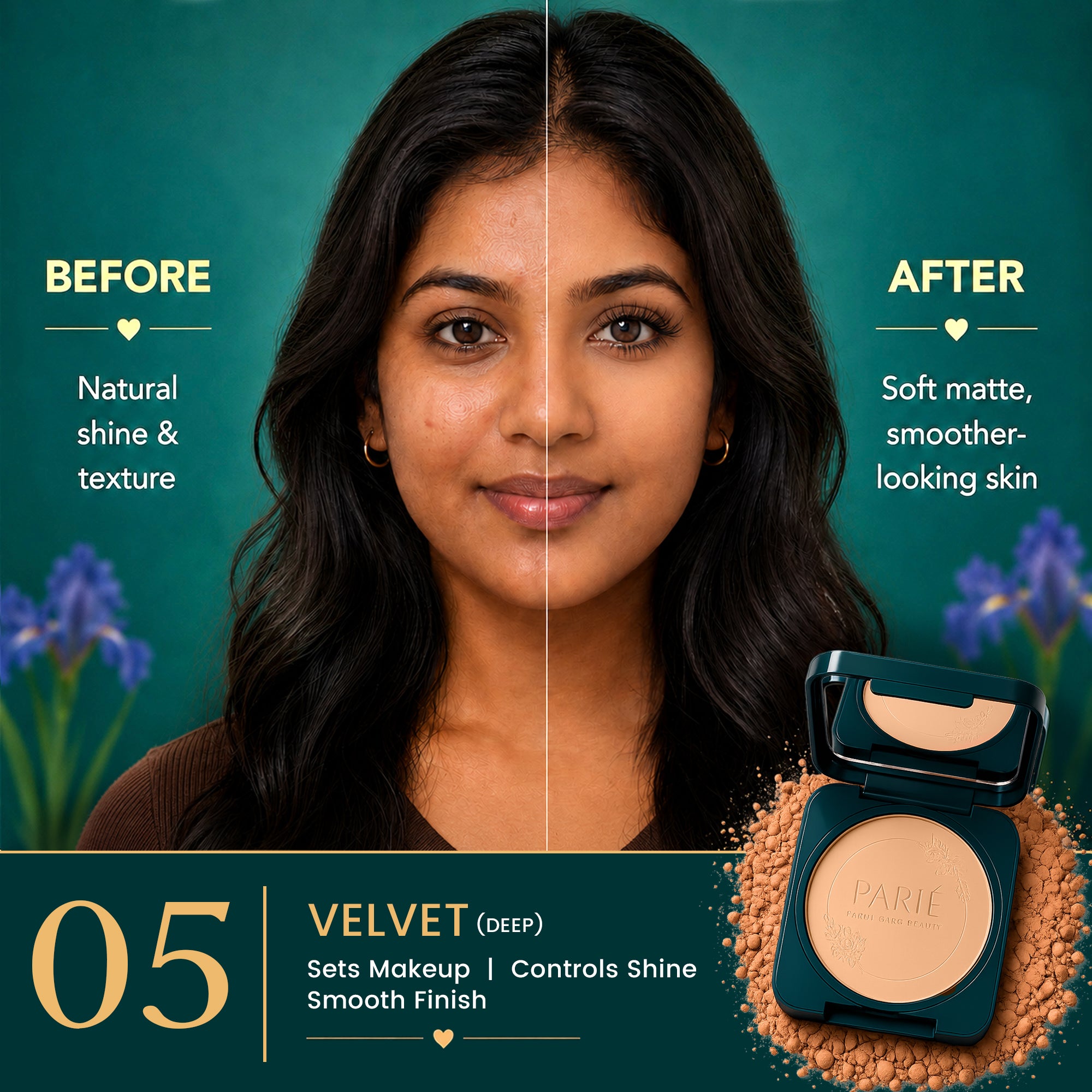 Compact Powder Velvet Deep 05 - Secondary View | Parul Garg Beauty