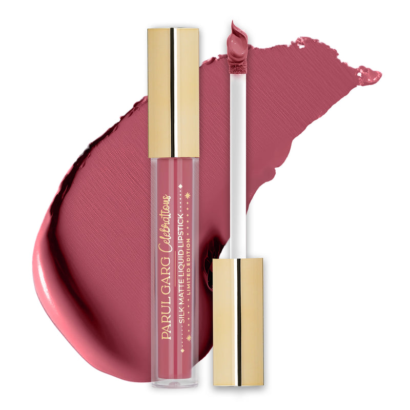 Shubh Limited Edition Silk Matte Liquid Lipstick | Festive Indian Makeup | Parul Garg Beauty