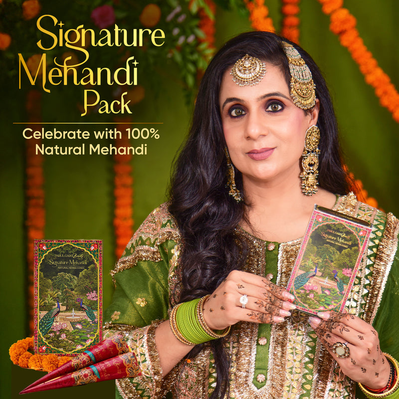 Signature Mehandi Pack | Natural Henna Cones | Parul Garg Beauty