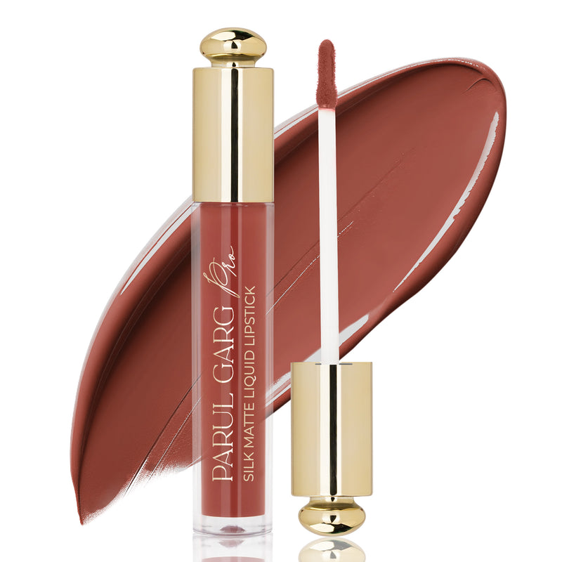 Fire Lily 02 Silk Matte Liquid Lipstick | Long-Lasting Matte for Indian Skin | Parul Garg Beauty