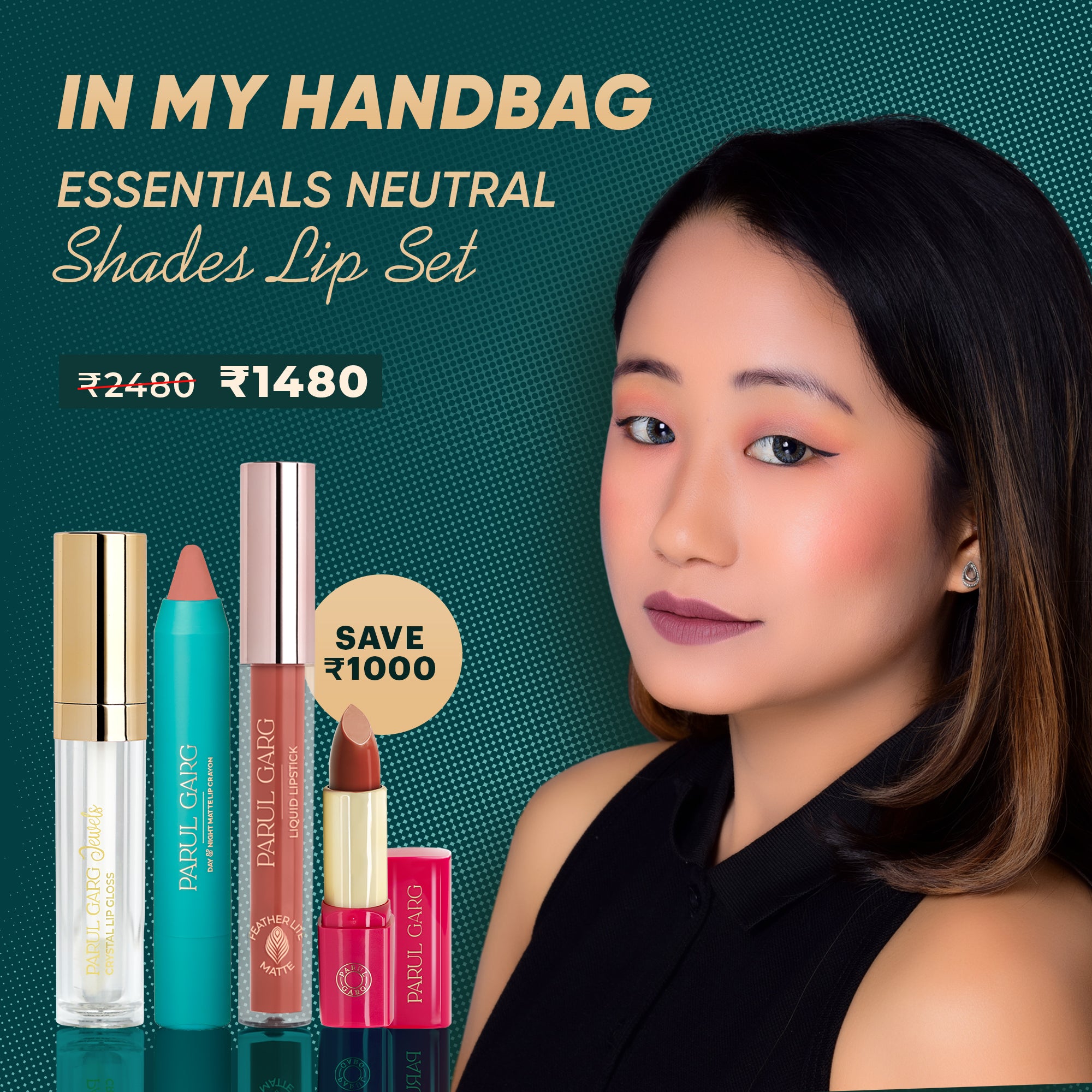 In-my Handbag: Everyday Purse Essentials Neutral Shades Lip Set