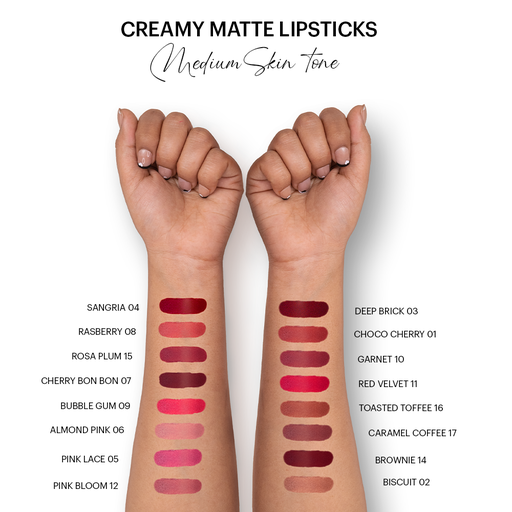 Creamy Matte Lipstick : Pink Lace 05