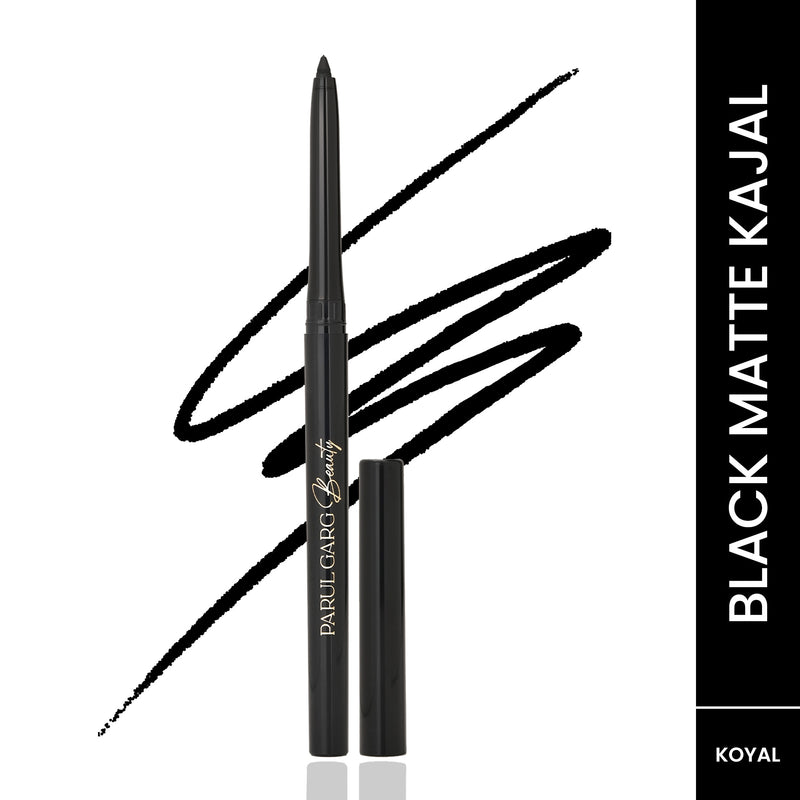 Koyal Black Matte Bold Define Kajal | Smudge-Proof Long-Lasting | Parul Garg Beauty