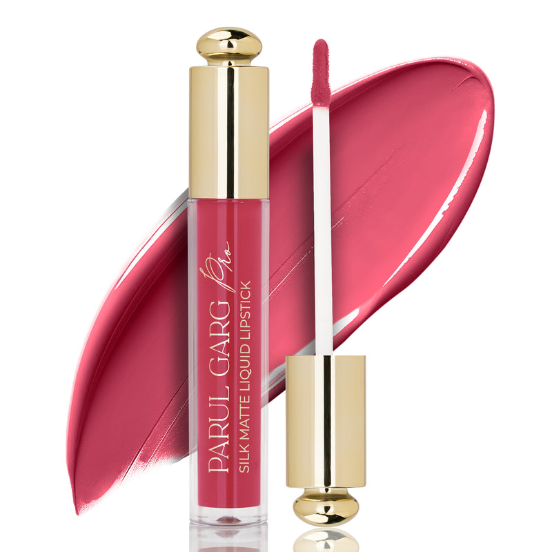 Lotus 17 Silk Matte Liquid Lipstick | Long-Lasting Matte for Indian Skin | Parul Garg Beauty