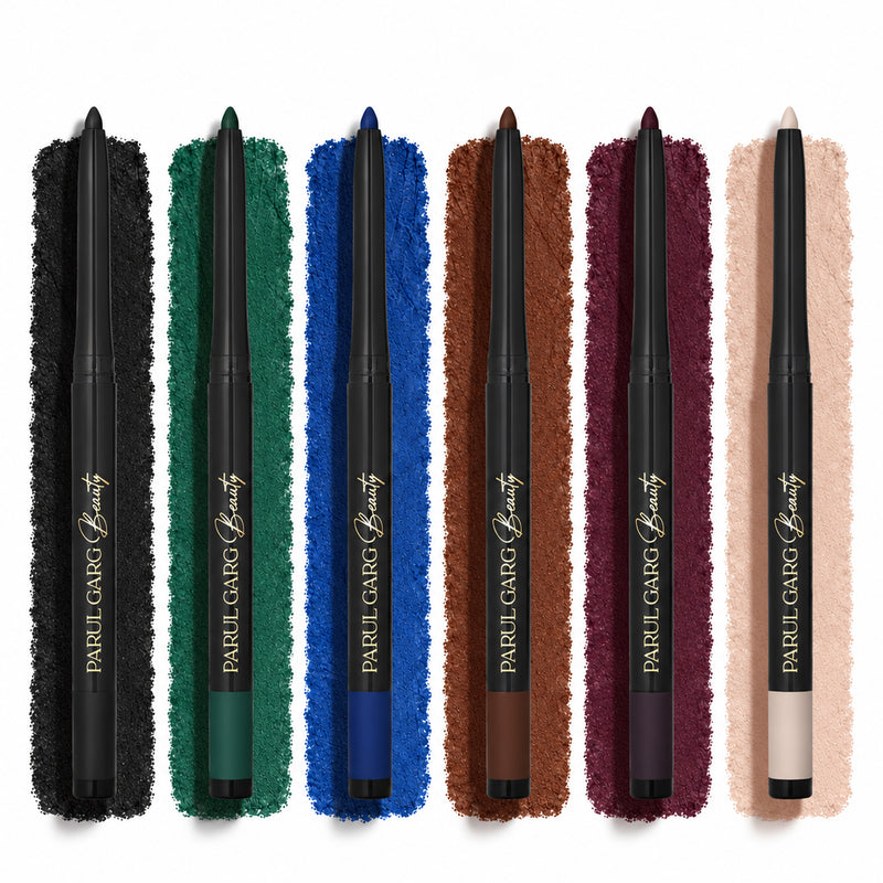 Bold Define Complete Matte Kajal Collection | 6 Versatile Shades | Pack of 6