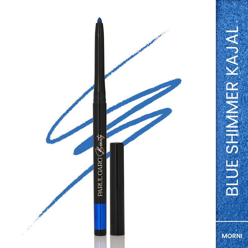 Morni Blue Shimmer Bold Define Kajal | Festive Eye Look | Parul Garg Beauty