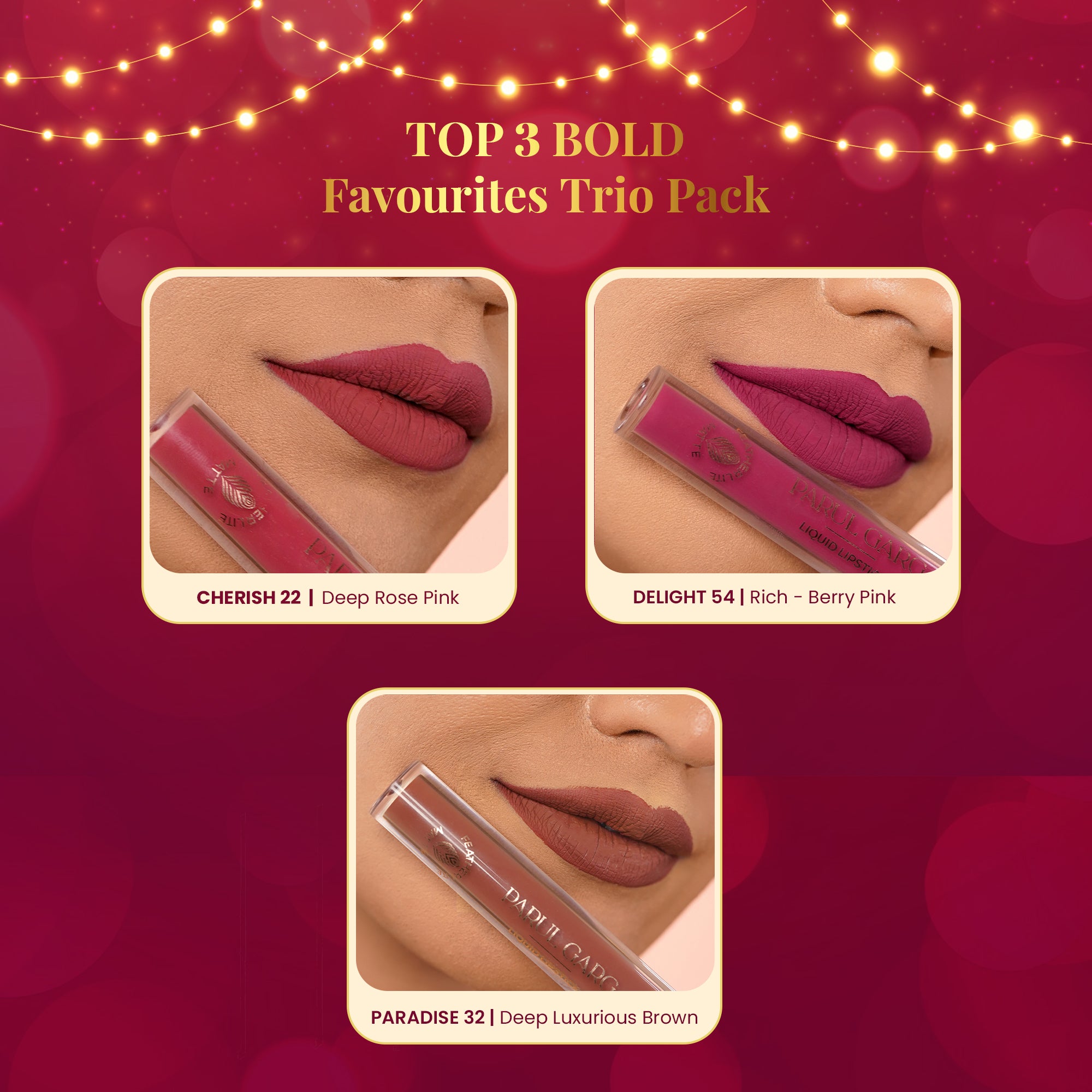 Parul Garg’s Top 3 Bold Favourites Trio Pack