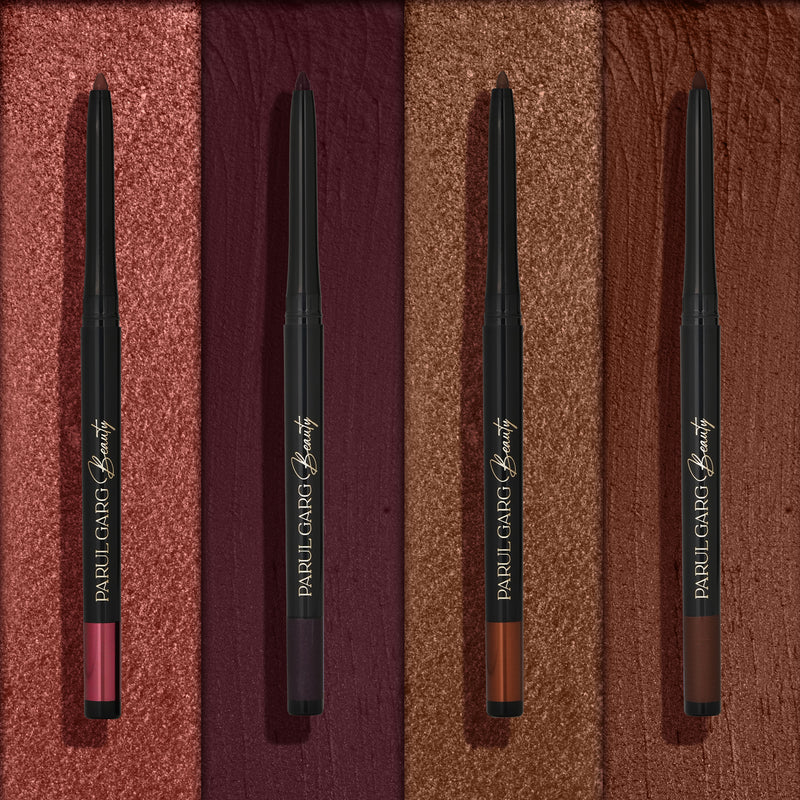 Earthy Elegance Kajal Pack of Four | Warm-Toned Kajal Shades | Parul Garg Beauty