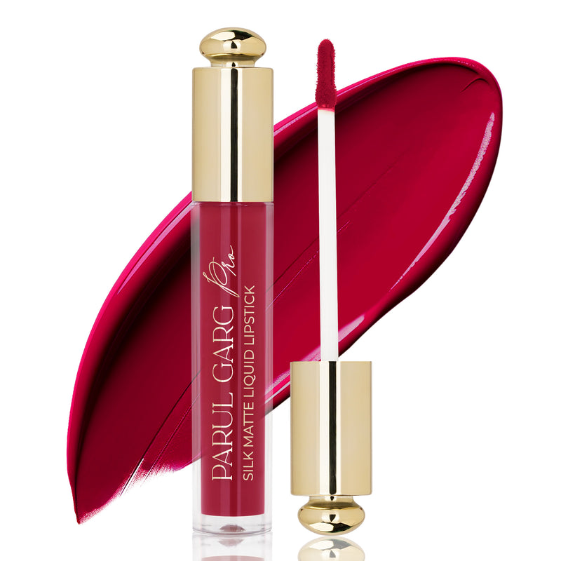 Rosella 07 Silk Matte Liquid Lipstick | Long-Lasting Matte for Indian Skin | Parul Garg Beauty