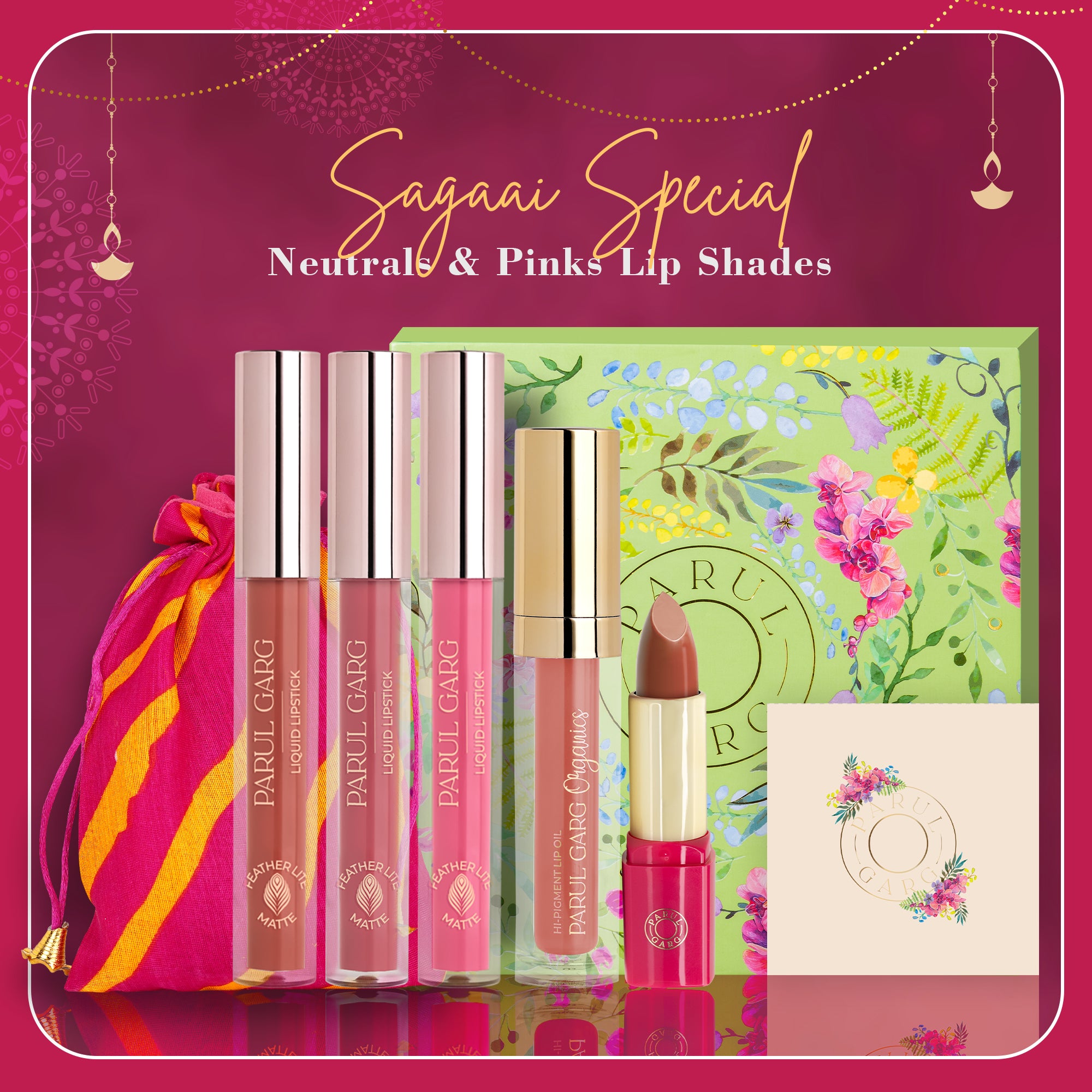 Sagaai Special Lip Pack: Neutrals & Pinks Shades