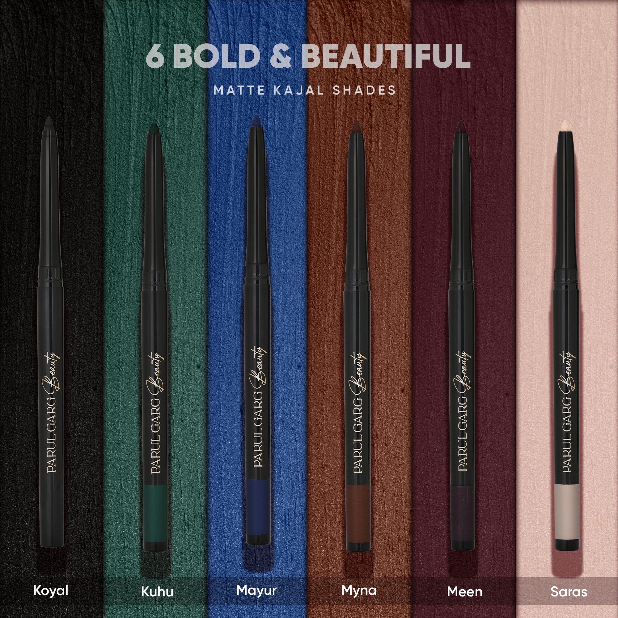 Saras  - Nude Matte Bold Define Kajal