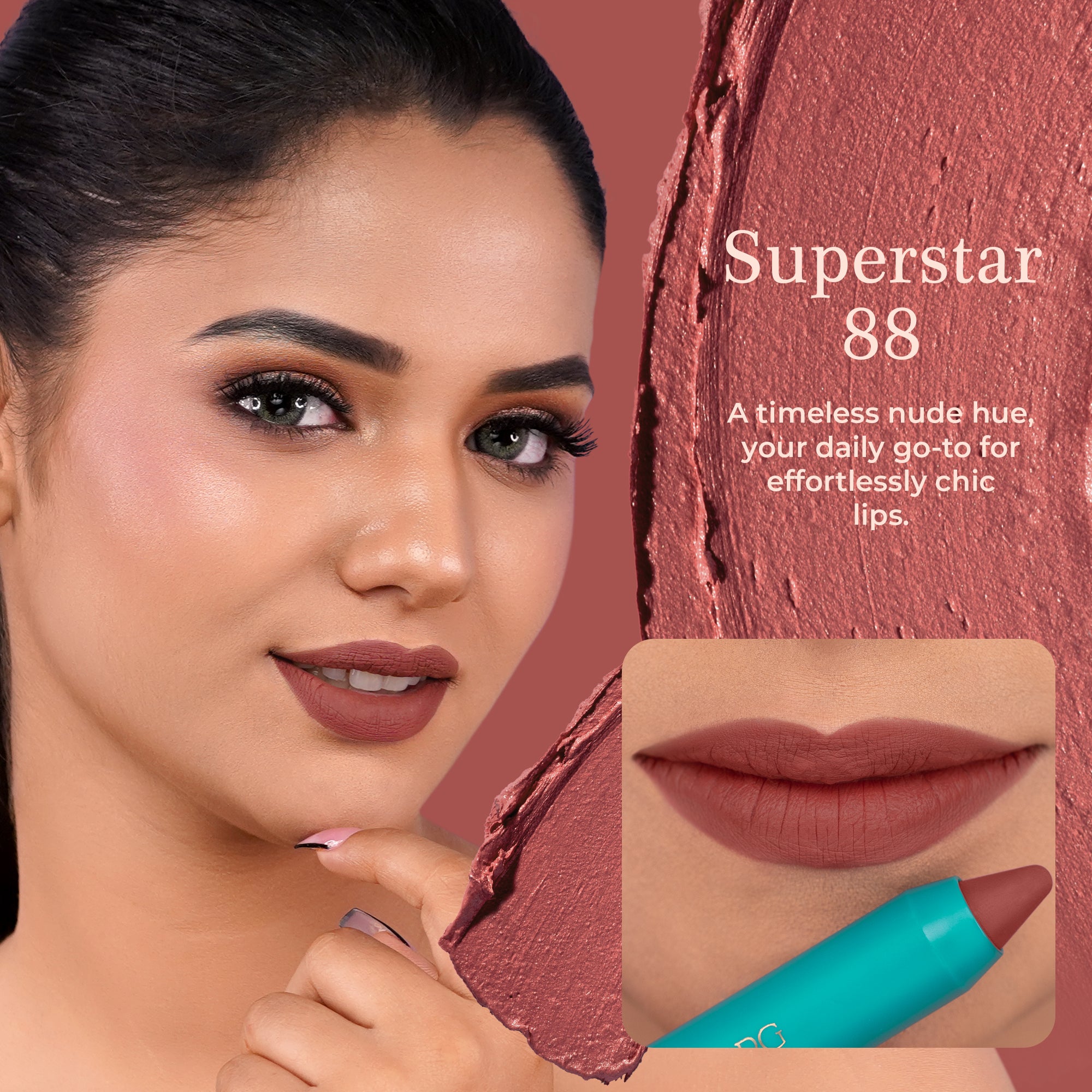 Creamy Matte Lip Crayon - Superstar