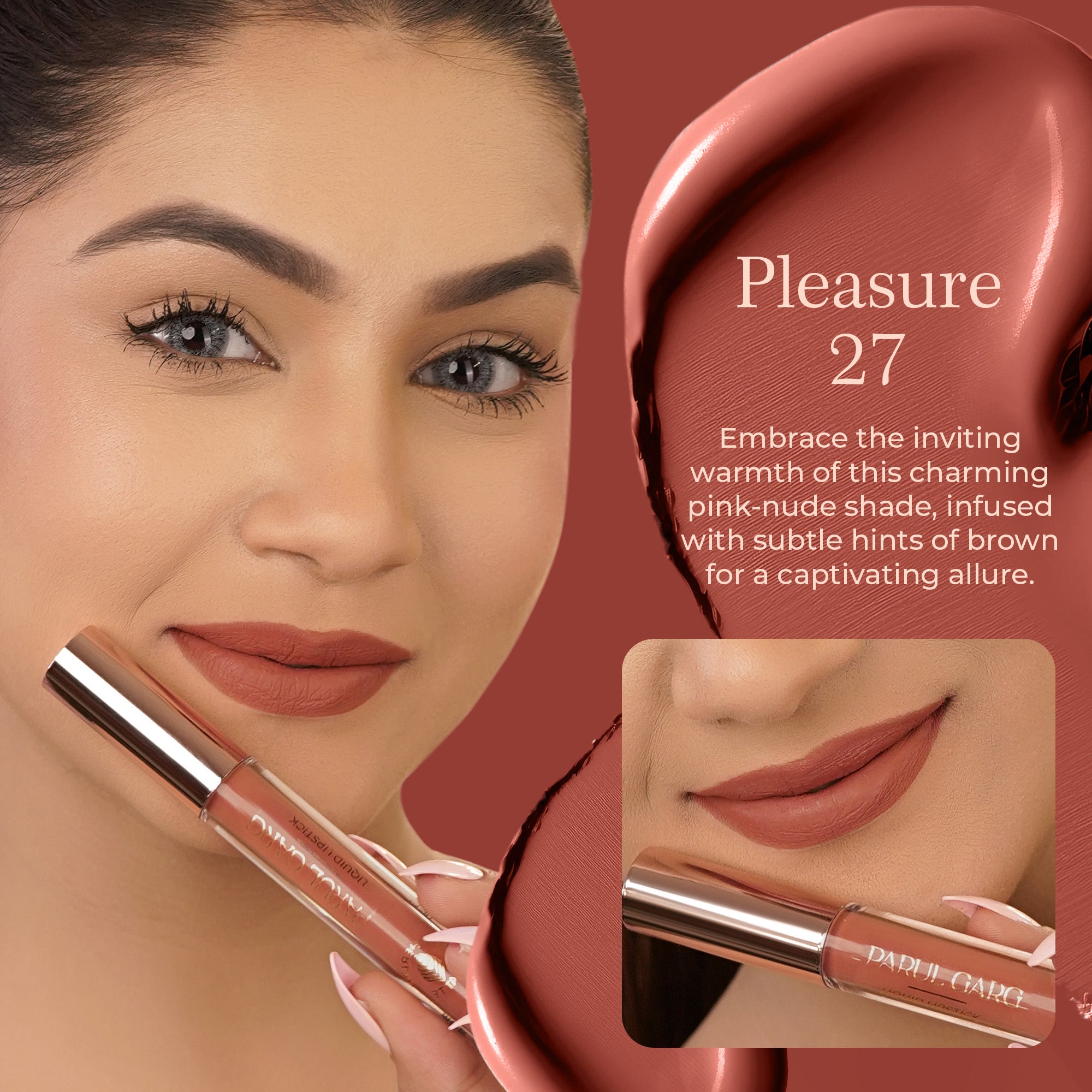 Featherlite Matte Liquid Lipstick:  Pleasure 27