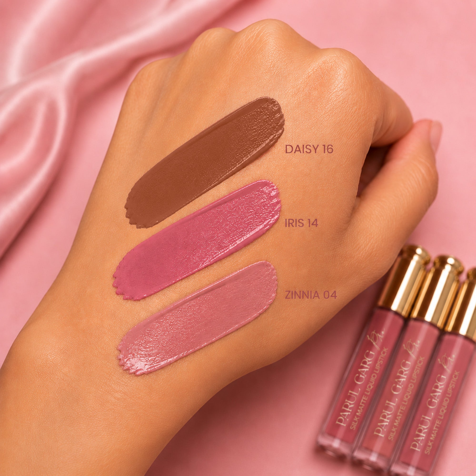 Simply Subtle Trio | 3 Full-Size Silk Matte Liquid Lipsticks | Long-Lasting & No Transfer