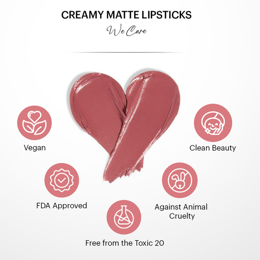 Creamy Matte Lipstick : Pink Bloom 12