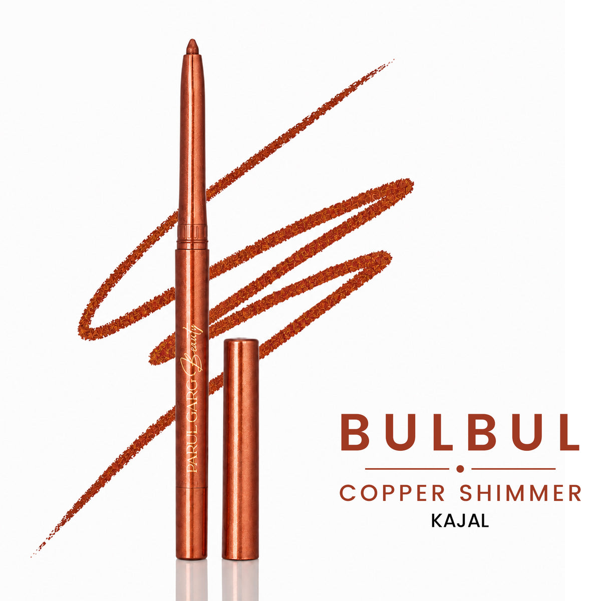 Bulbul Copper Shimmer Kajal | Bold Define | Rich Colour & Dazzling Shine | Long-Lasting & Smudge-Proof