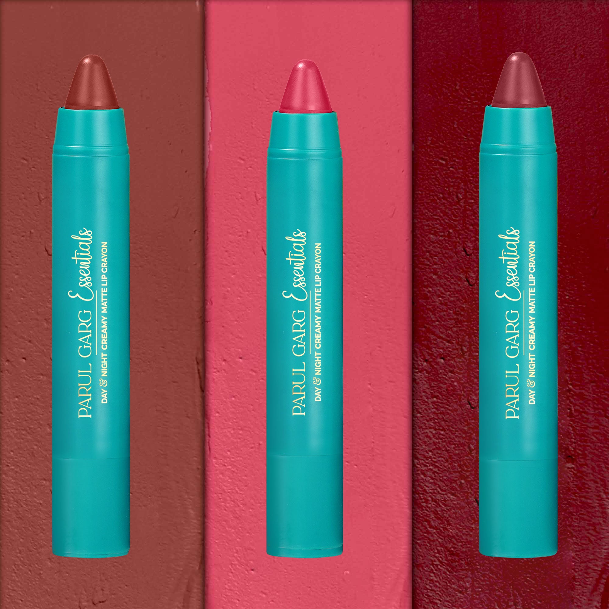 Dusky Hues: Pack-of-Three Creamy Matte Lip Crayons