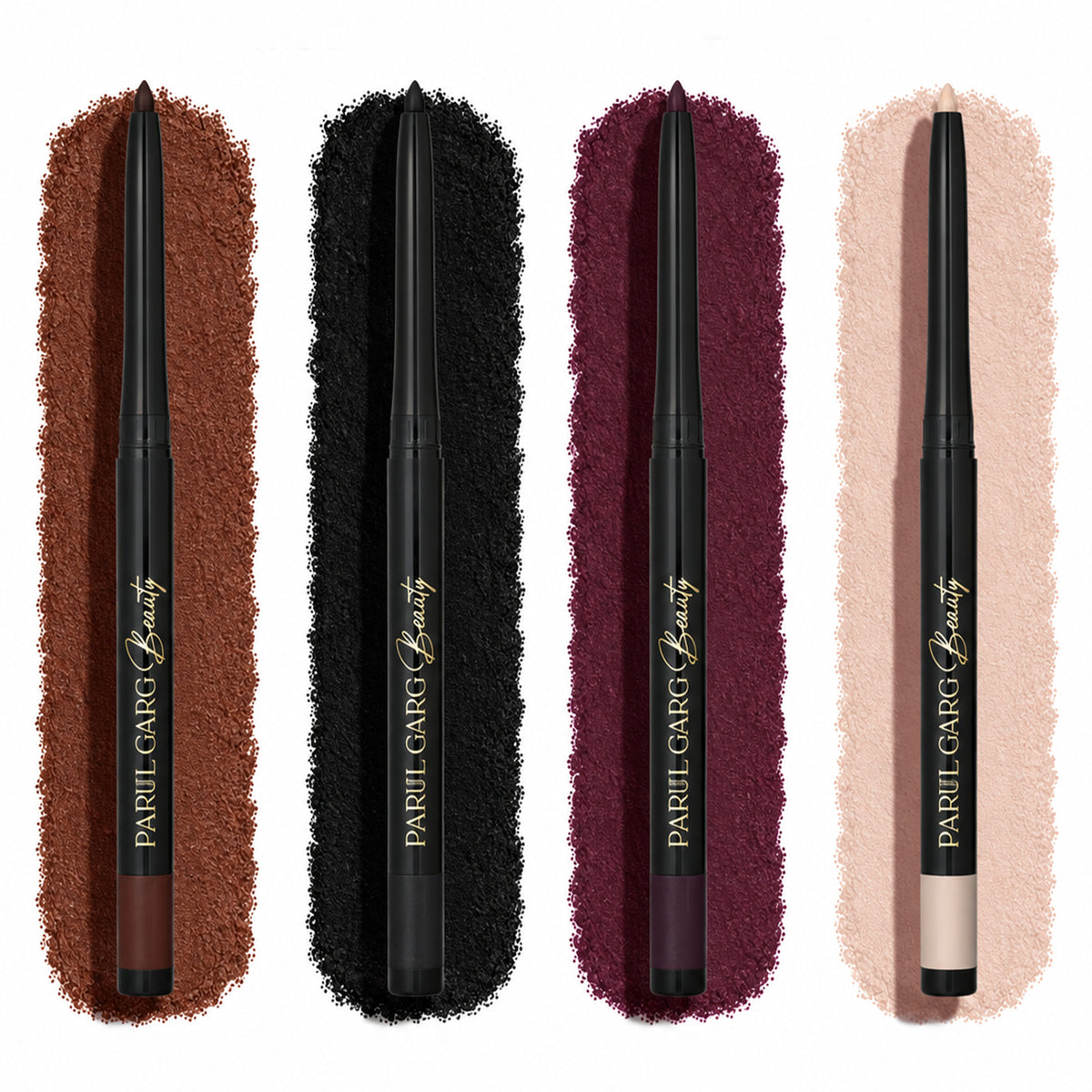 Bold Define Everyday Basics Matte Kajal Set | 4 Smudge-Proof Shades | Pack of 4