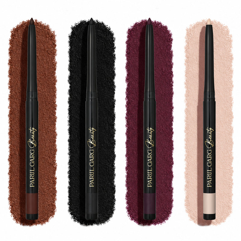 Bold Define Everyday Basics Matte Kajal Set | 4 Smudge-Proof Shades | Pack of 4