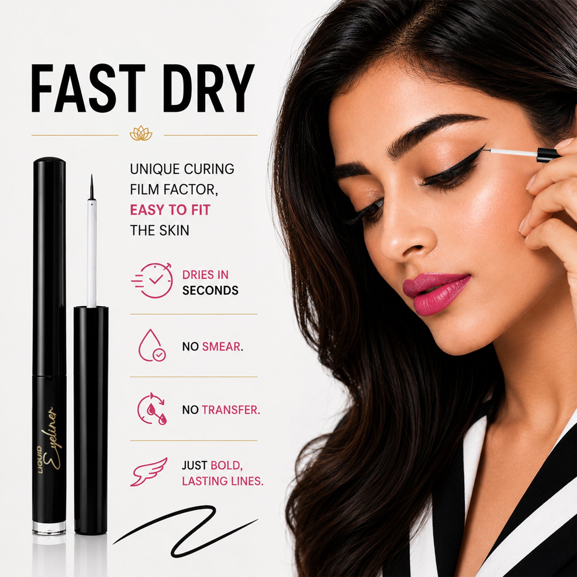 Ultra-Define Matte Eyeliner - Black